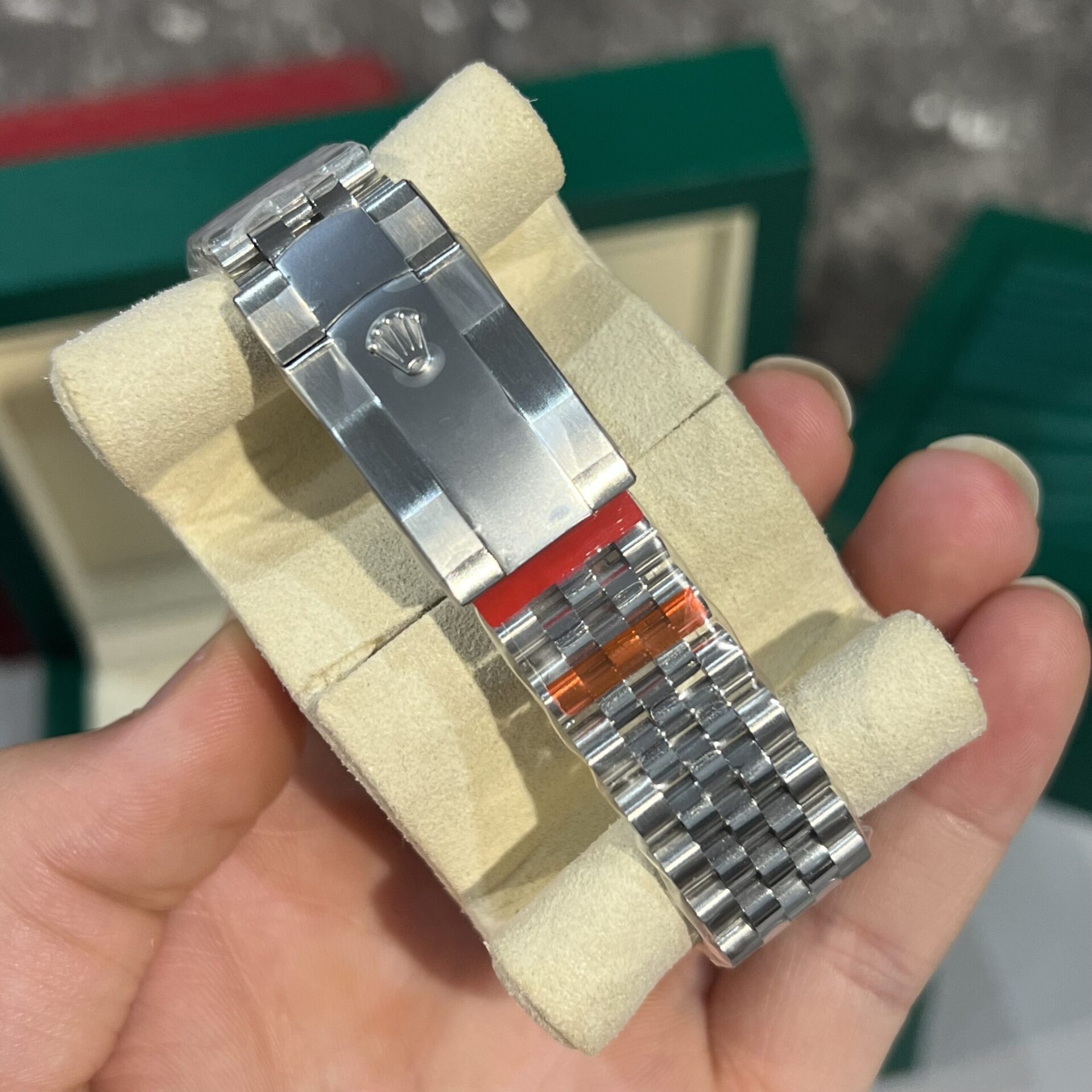 Rolex DateJust Blue Dial Jubilee Strap Rep 11 Watch EW Factory 41mm