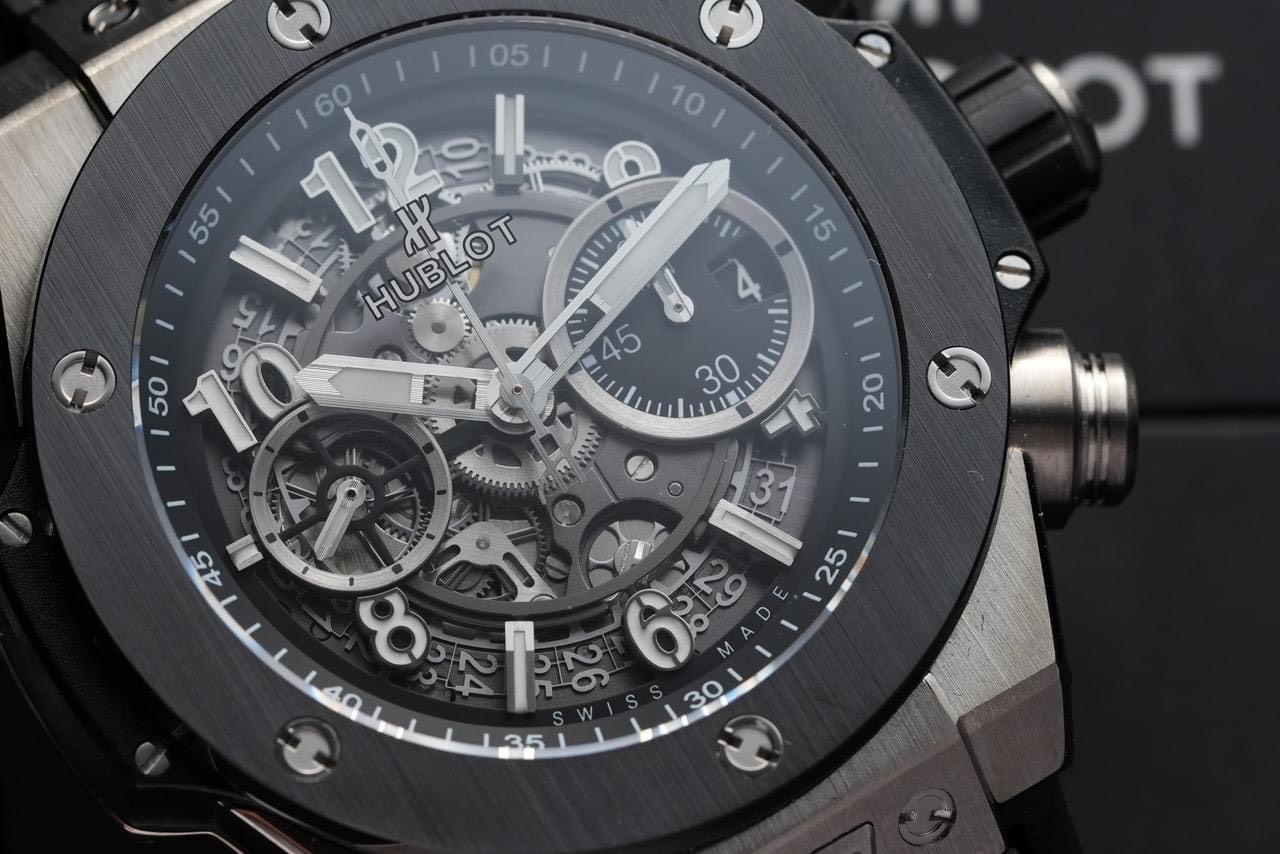 Hublot Replica 11 Watch Big Bang Unico Black Bezel Factory BBF 44mm