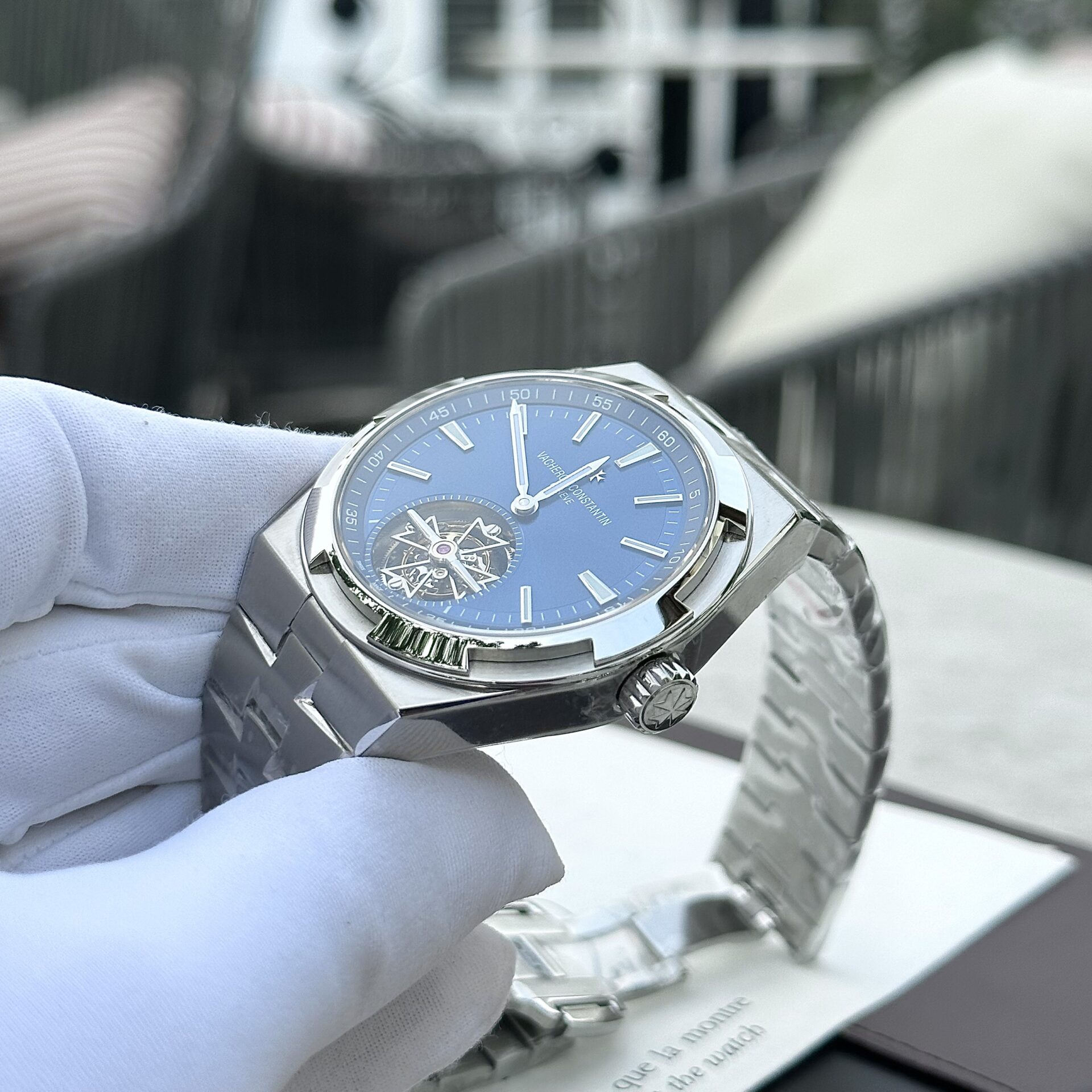 Vacheron Constantin Overseas Replica 1:1 Watch Tourbillon 6000v BBR 42.5mm