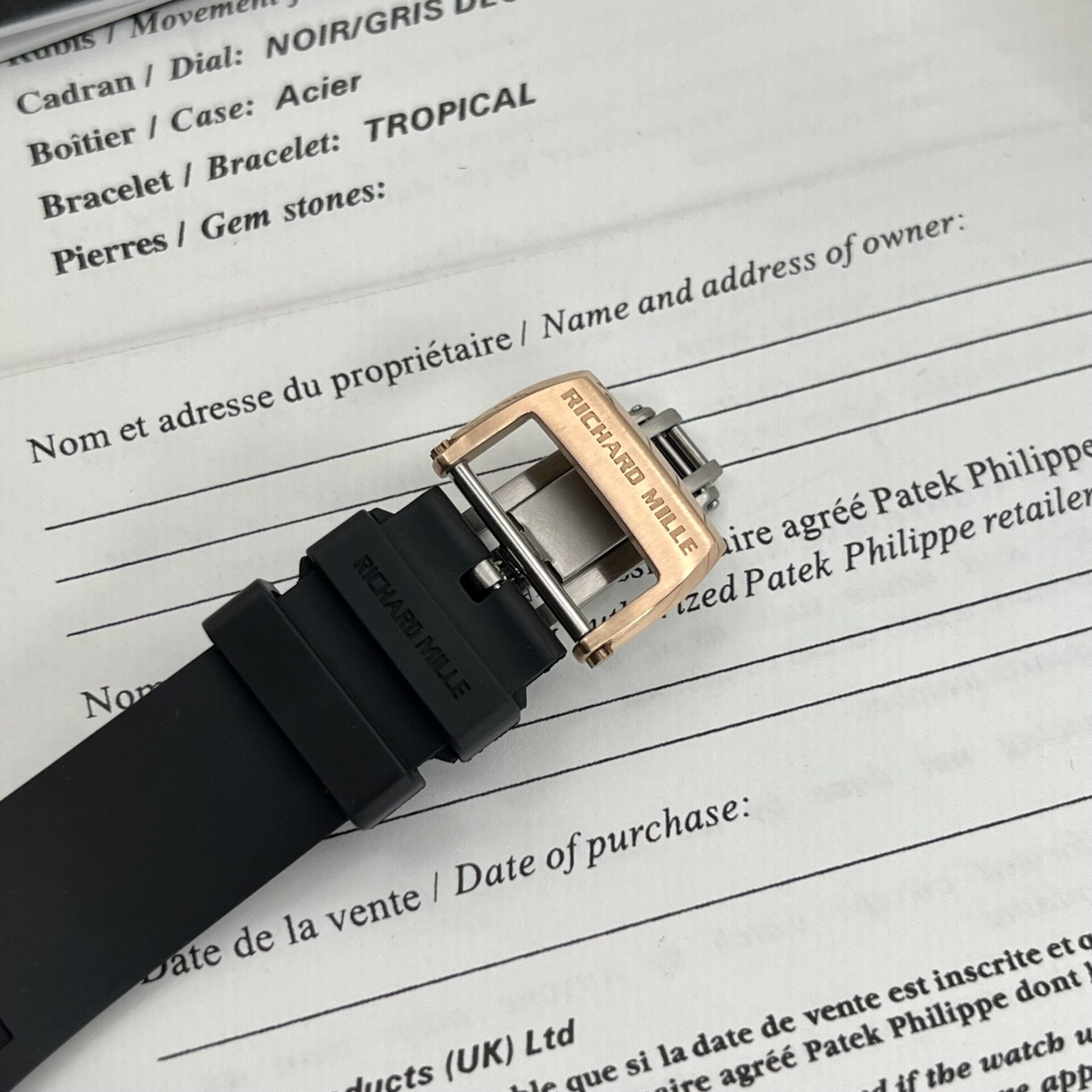 Richard Mille RM 19-01 Rose Gold With Diamonds Replica 11 Watch Spider 42MM