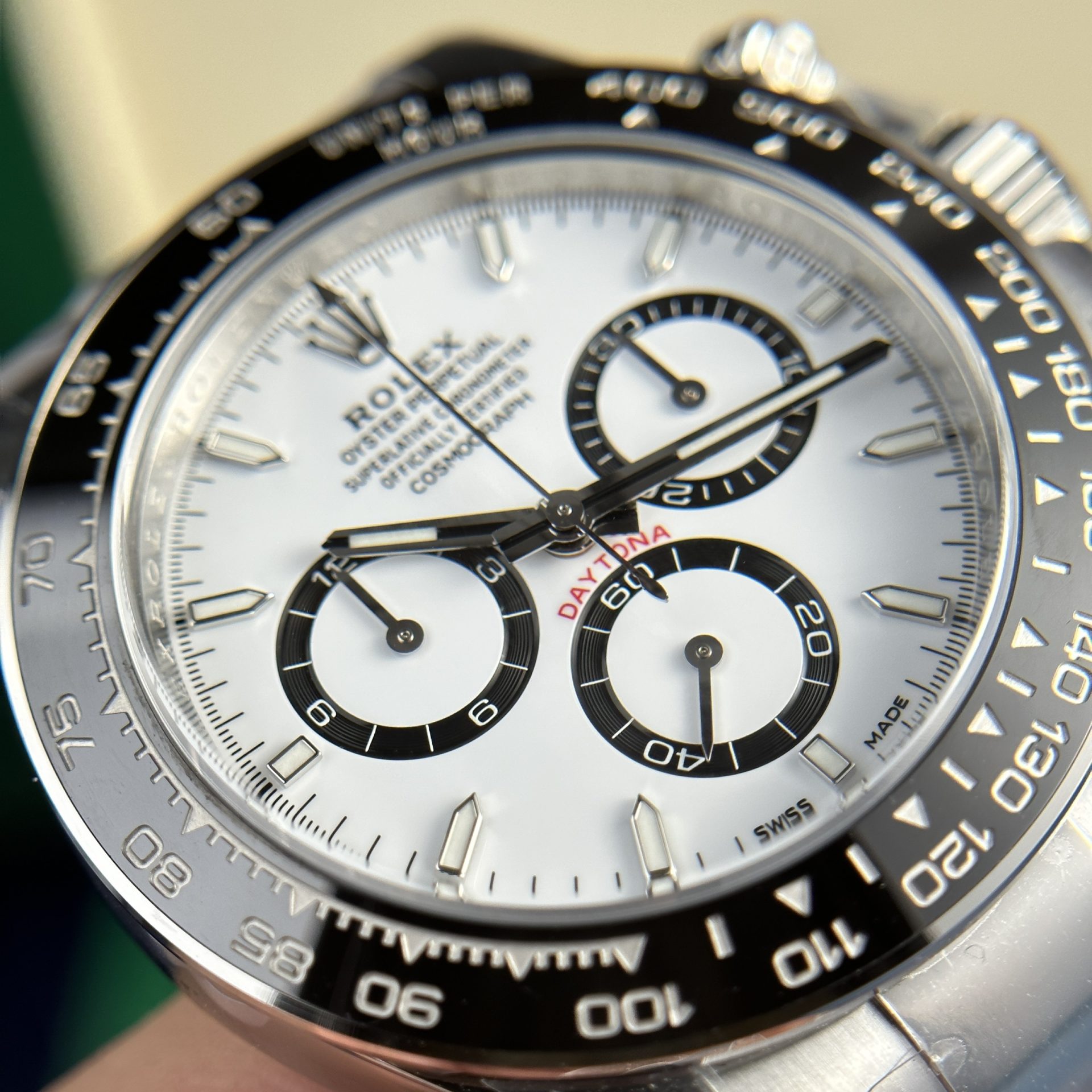 Rolex Replica 1:1 Watch Daytona 126500LN Panda New Version 4131 Clean 40mm