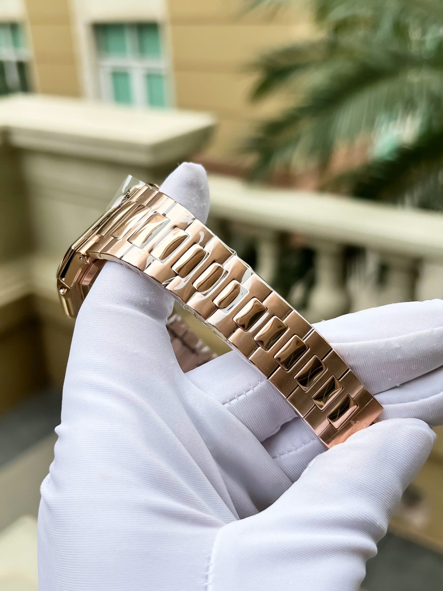 Patek Philippe Cubitus 5821 Rose Gold Replica Watch Dial Square Chocolate 45mm