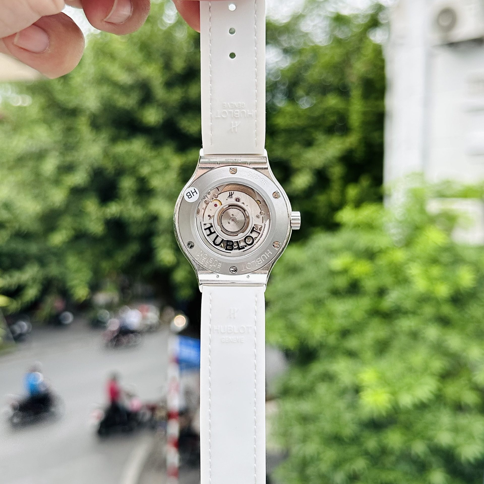 Hublot Replica 1:1 Watch Classic Fusion White Dial With Stone HB Factory 38mm