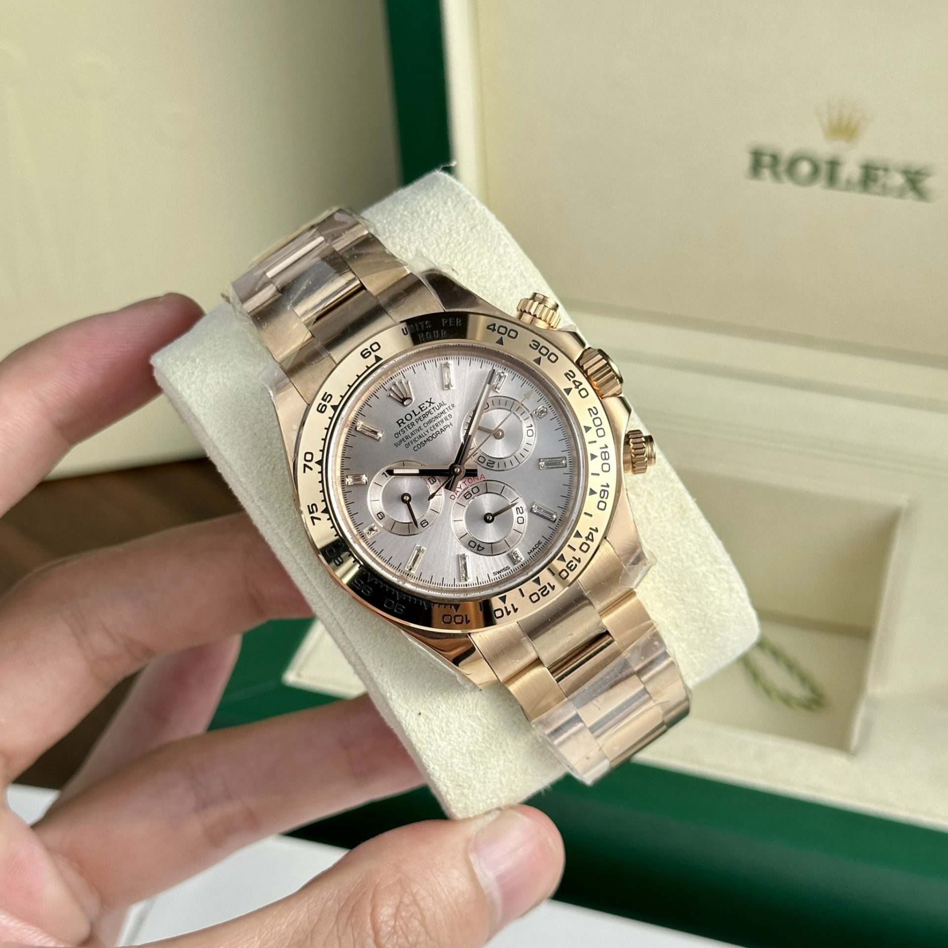 Rolex Replica 1:1 Watch Cosmograph Daytona 116505 Baguette Dial Factory Clean 40mm