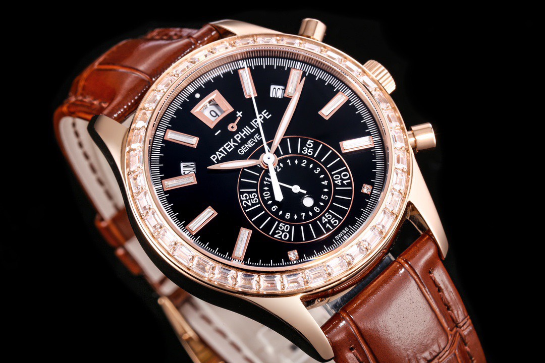 Patek Philippe Replica 1:1 Watch Complications 5961R Brown Leather Strap 40.5mm