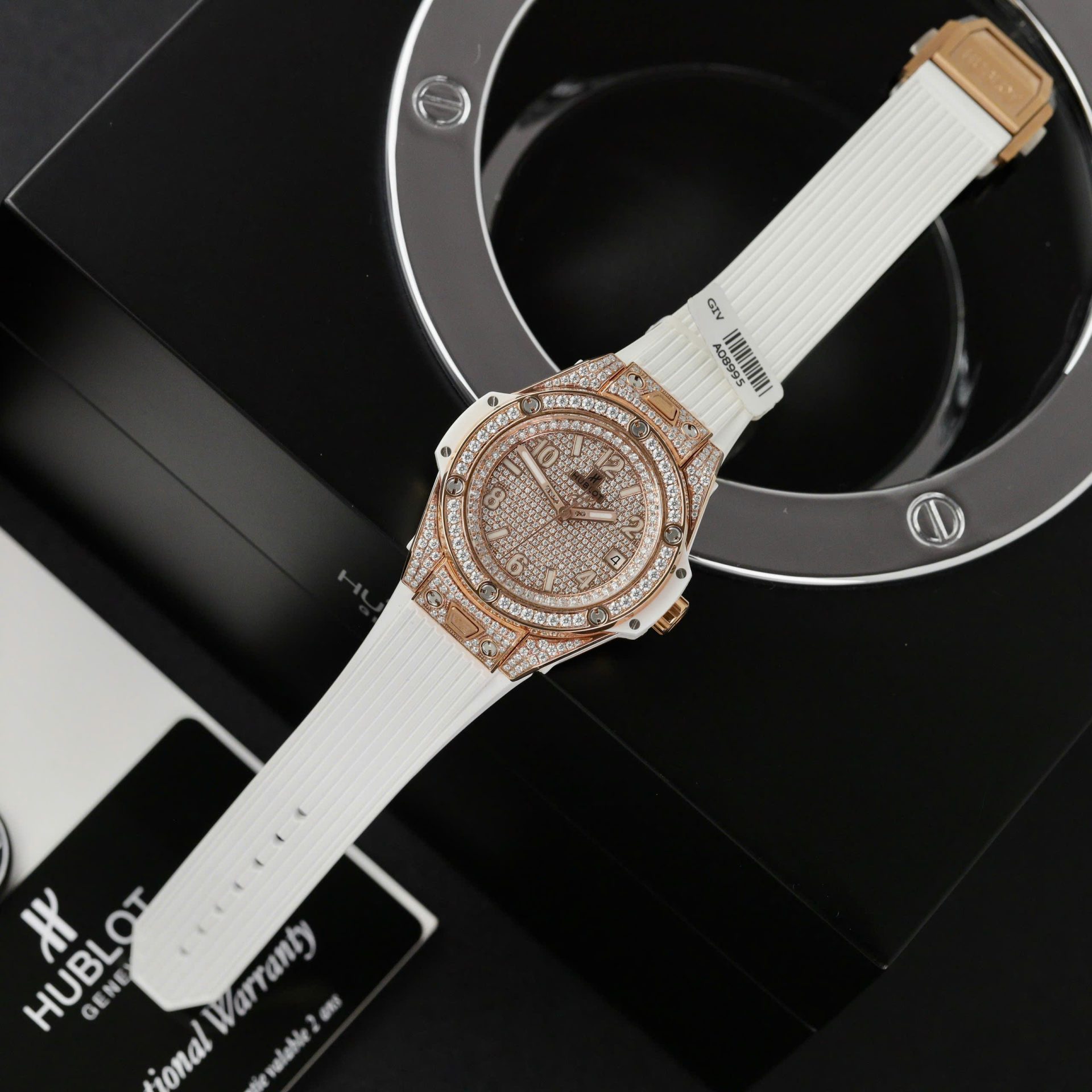 Hublot Big Bang One Click King Gold Custom Moissanite Diamonds Hong Kong 39mm