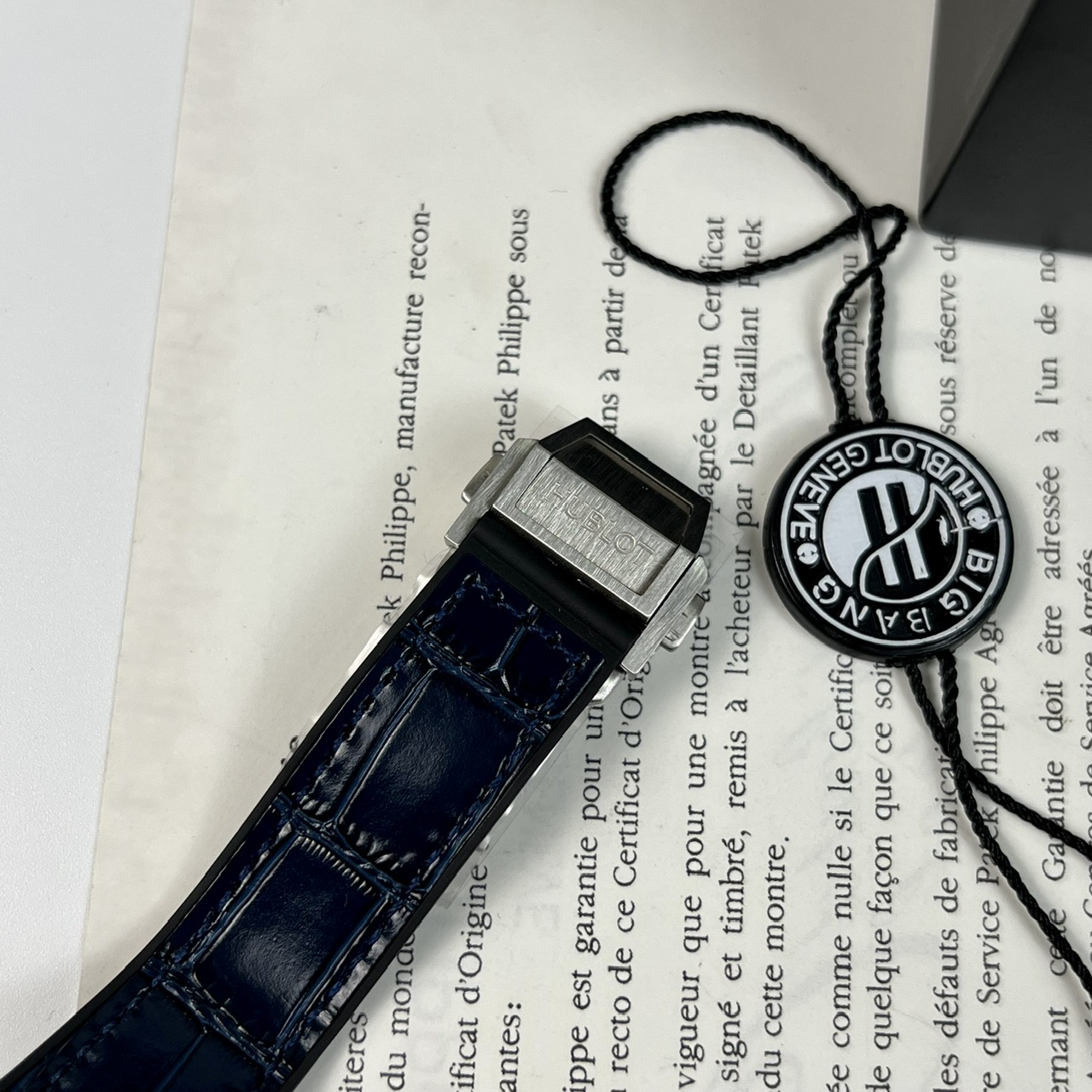Hublot Replica 1:1 Watch Big Bang One Click Blue Dial With Diamond benzene 38mm