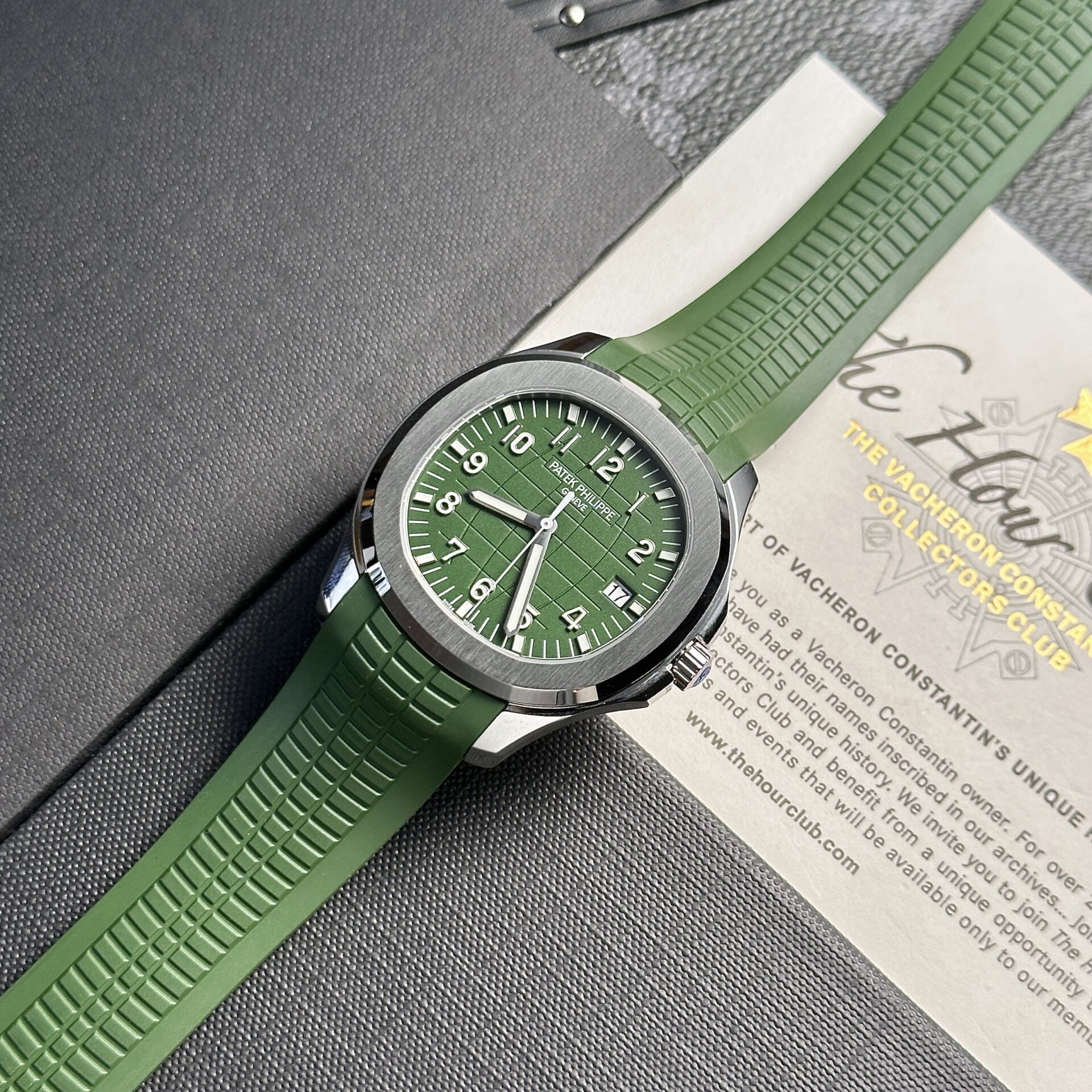 Patek Philippe Aquanaut 5168G Replica Watch Green Factory 3K 42.2mm