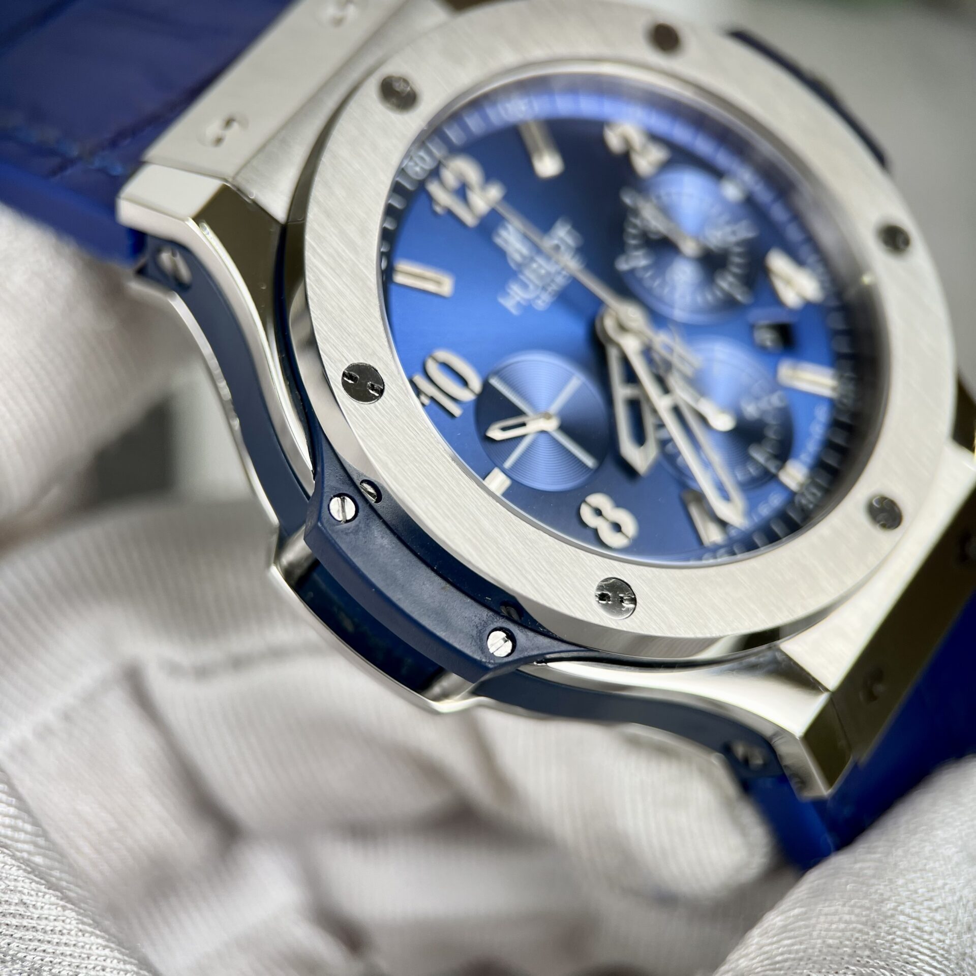 Hublot Replica 11 Watch Big Bang Chronograph Titanium Blue 44mm
