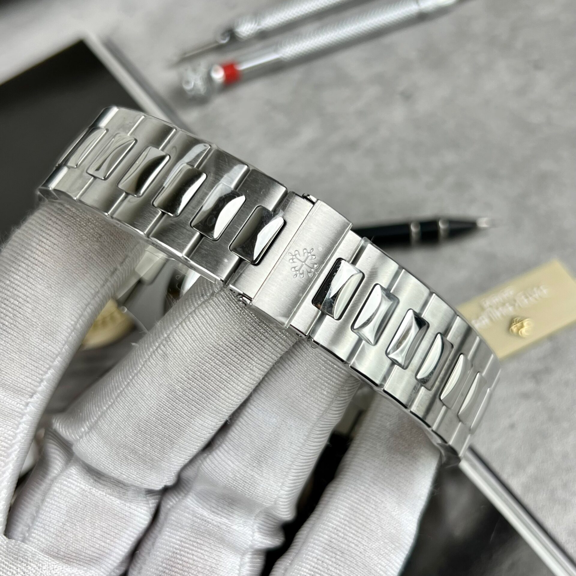 Patek Philippe Nautilus 5726 Replica 11 Watch Blue Purple Dial PPF V2 40.5mm