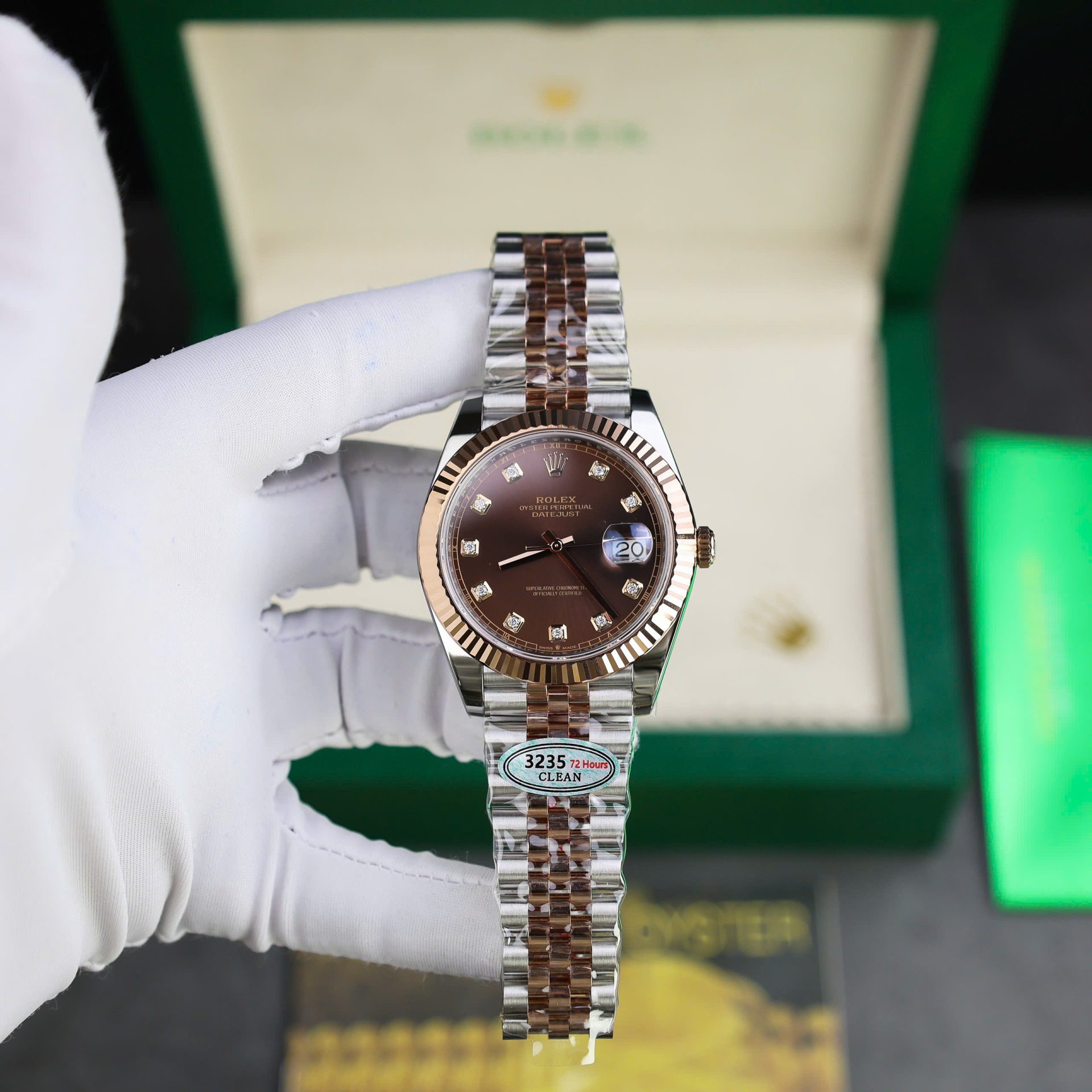 Rolex DateJust 126331 Replica 11 Watches Dial Chocolate Clean Factory 41mm