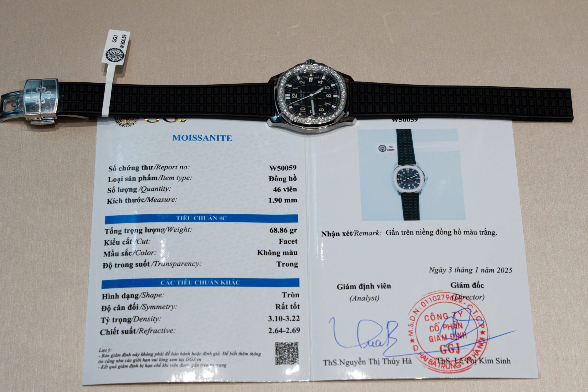 Patek Philippe Aquanaut 5067 Replica Watches Bezel Moissanite Diamonds PPF Factory 35.6mm