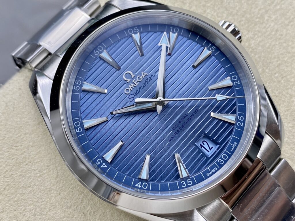 Omega Replica 1:1 Watch Seamaster Blue Dial Steel Strap Factory VS Factory 41mm