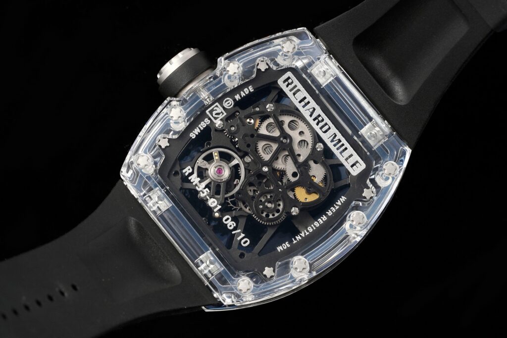 Richard Mille RM35-01 Rafael Nadal Sapphire Replica 11 Watch Factory BBR 44mm