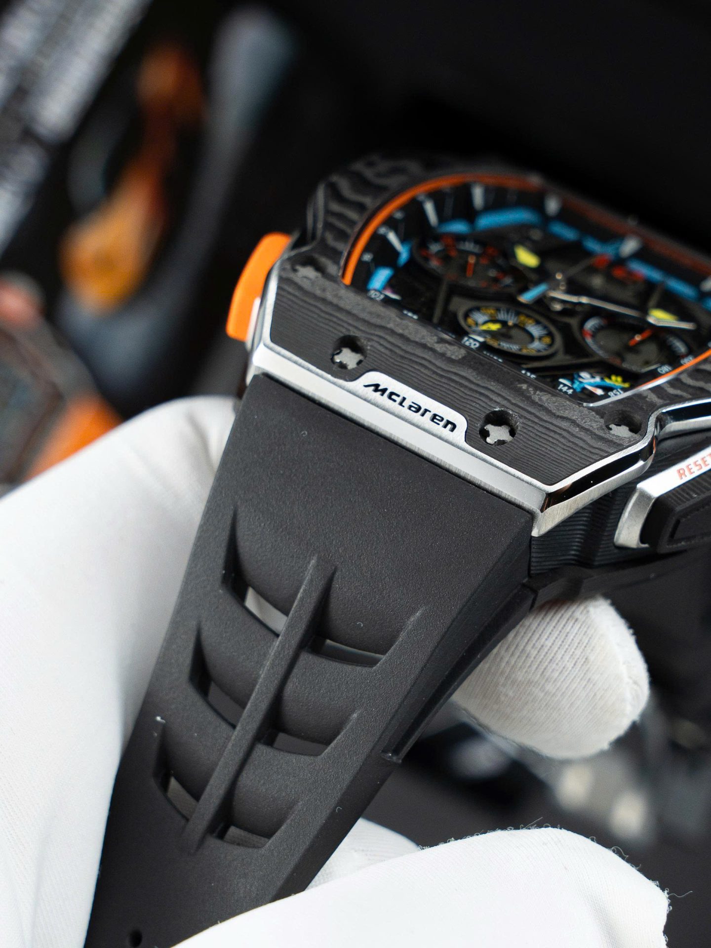 Richard Mille RM65-01 Imitation Watches Black Rubber Strap 44.5×49.9mm