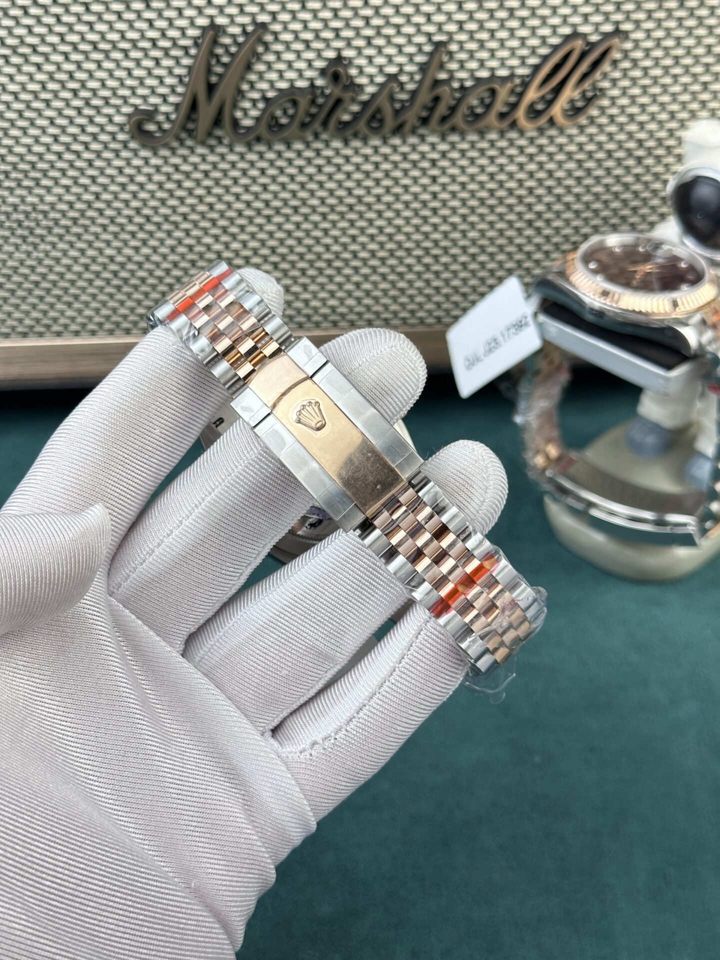 Rolex Replica 11 Watch DateJust Rose Gold Wrapped Mother-of-Pearl Dial GM Factory 36mm