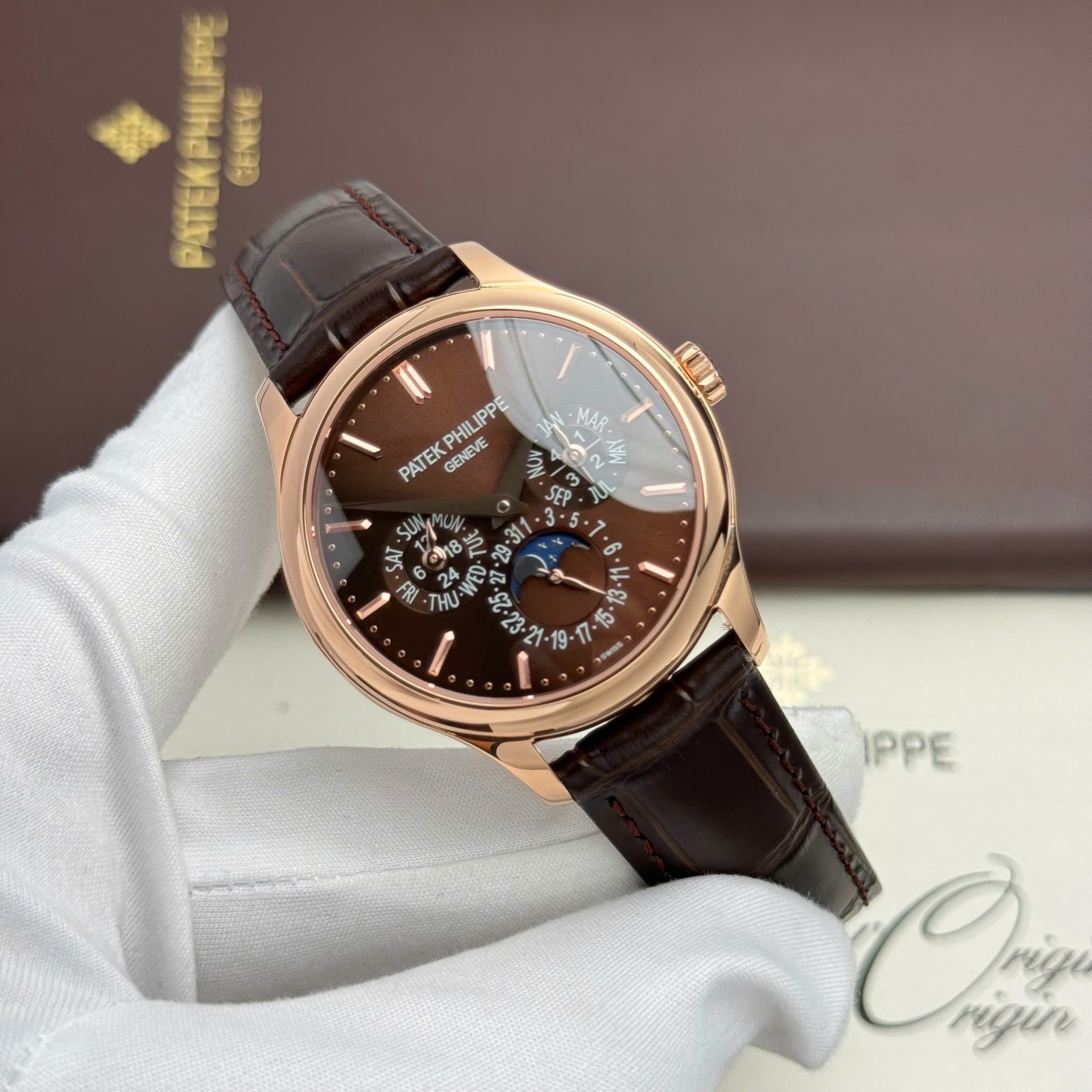 Patek Philippe Best Replica Watches Grand Complications 5327R Automatic Movement Chocolate Dial 40mm