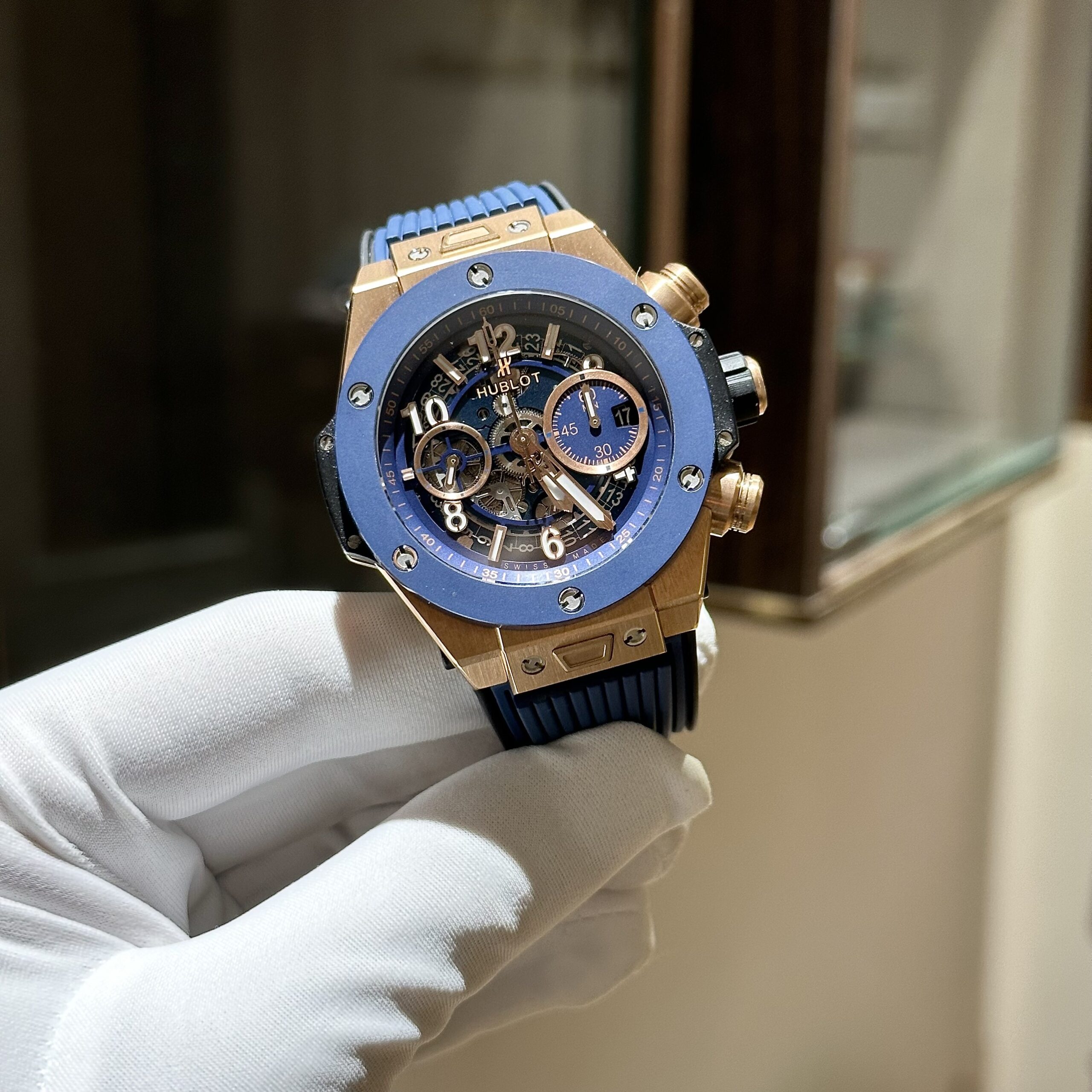 Hublot Replica 1:1 Watch Big Bang Unico Demi King Gold Factory BBF 44mm