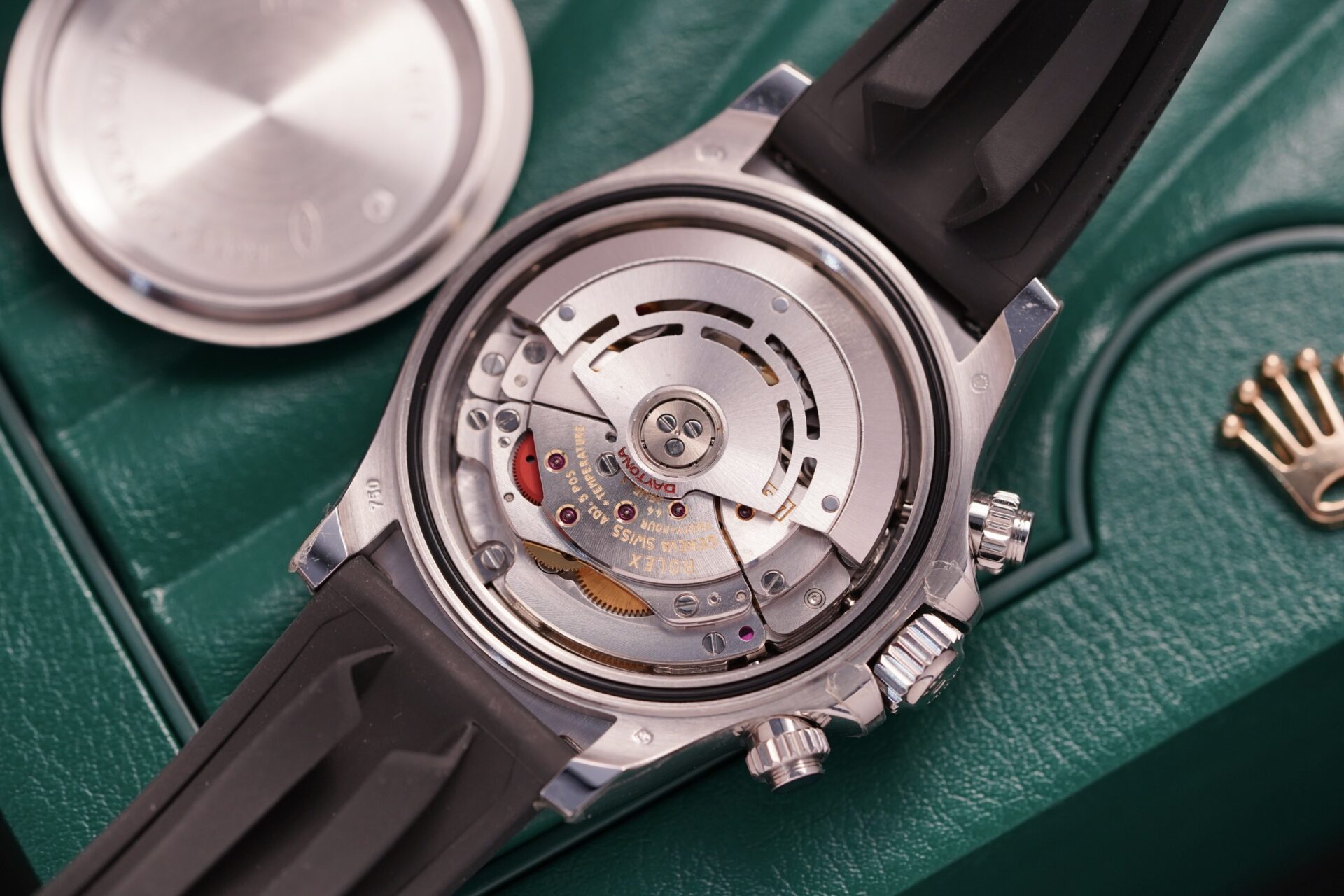 Rolex Rep 11 Watch Daytona 116519LN Gray Dial Rubber Strap Clean Factory 40mm