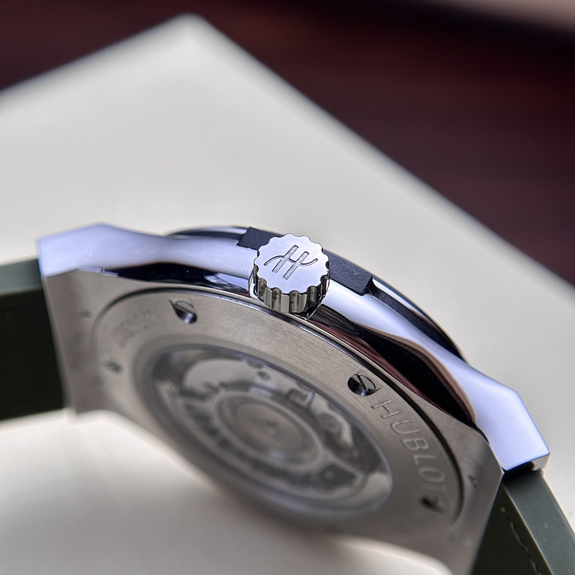 Hublot Replica 11 Watch Classic Fusion Green Dial Factory JJ+ 42mm