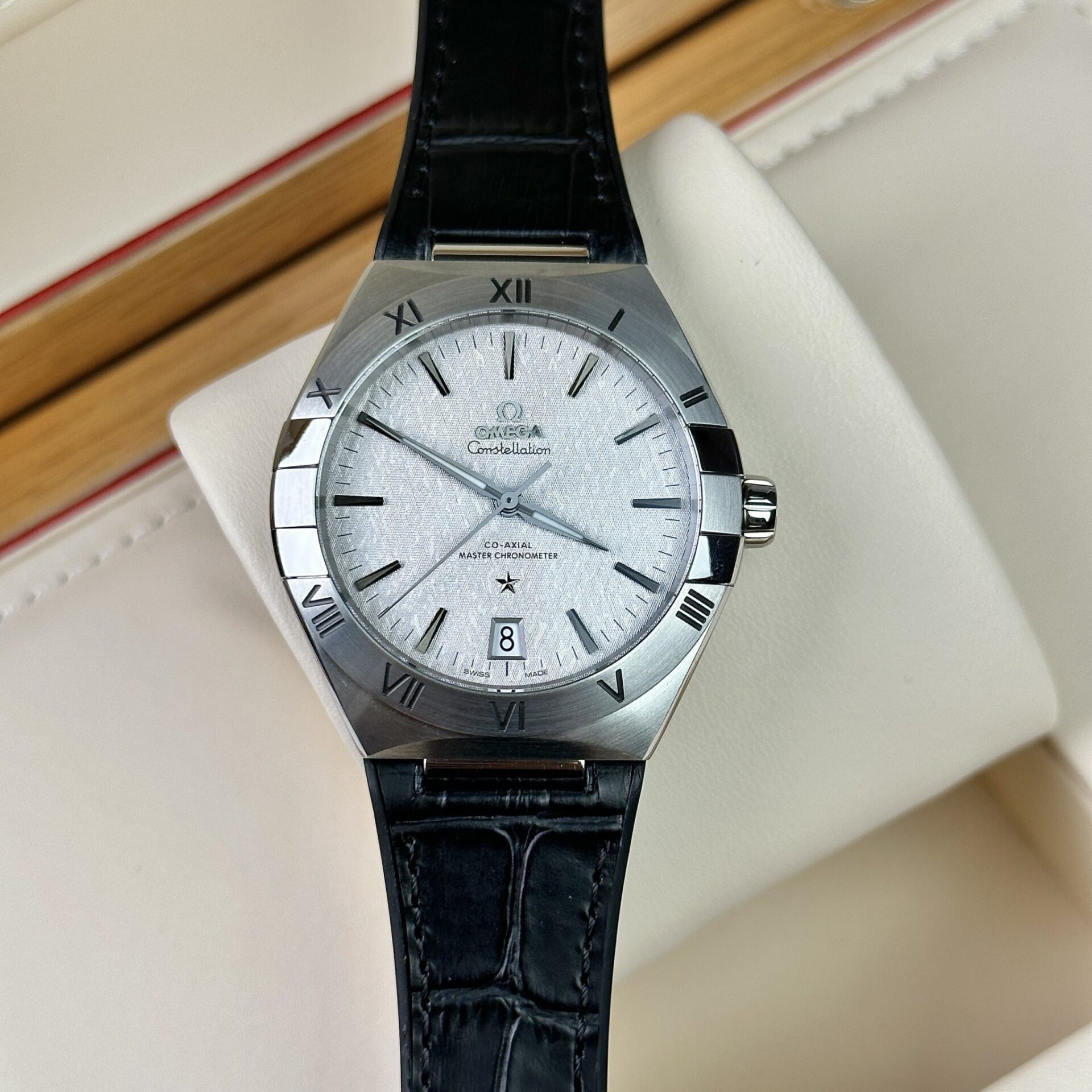 Omega Replica 1:1 Watch Constellation Leather Strap Factory VS 41mm