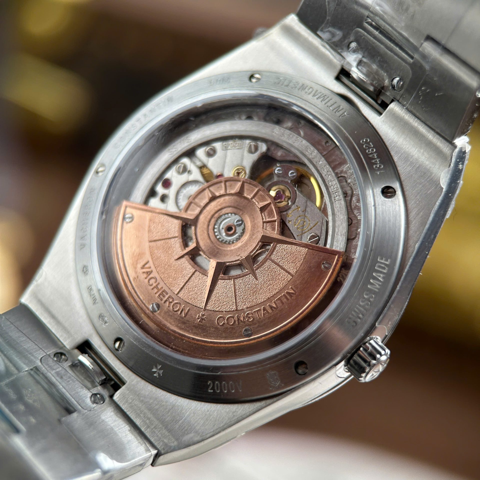Vacheron Constantin Overseas Ultra-Thin 2000V Imitation Watches Gray Dial Metal Wire 8F Factory 40mm