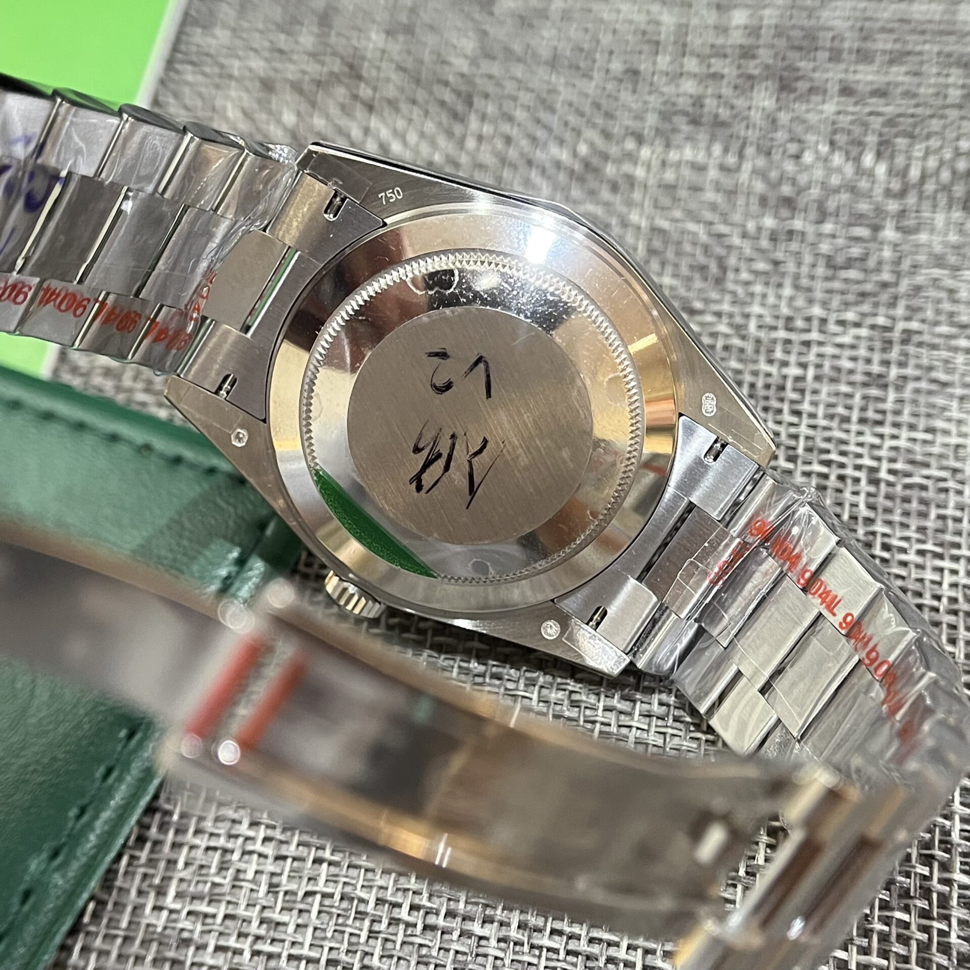 Rolex Replica 1:1 Watch Day-Date 228236 Black Dial With Stone Number GM Factory 40mm