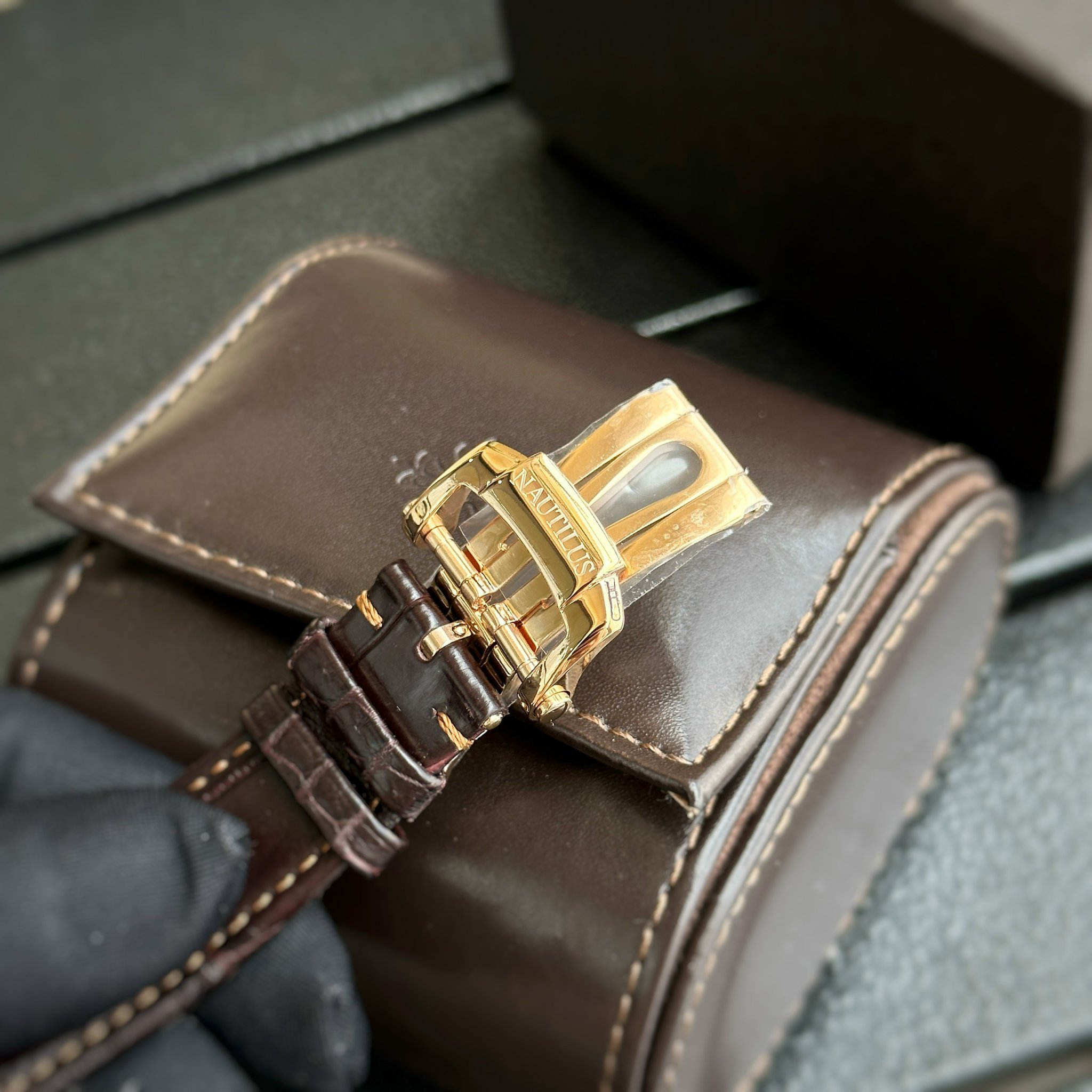 Patek Philippe Nautilus 5711 Rose Gold Grey Dial Replica 1:1 Watch Factory 3K 40mm