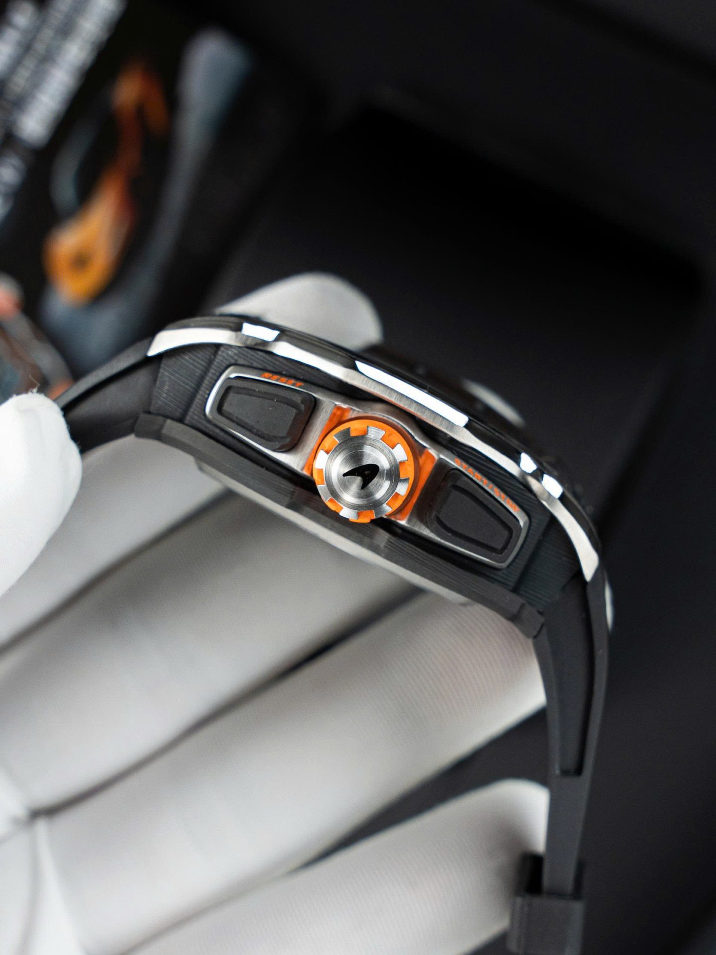 Richard Mille RM65-01 Imitation Watches Black Rubber Strap 44.5×49.9mm