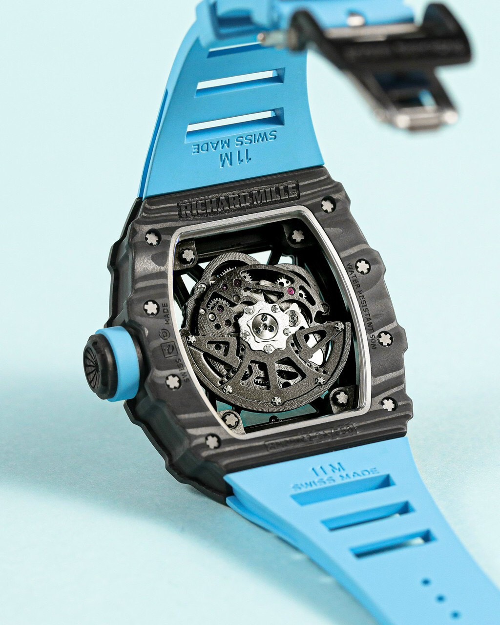 Richard Mille Replica 11 Watch RM 35-02 Rafael Nadal Blue 44mm