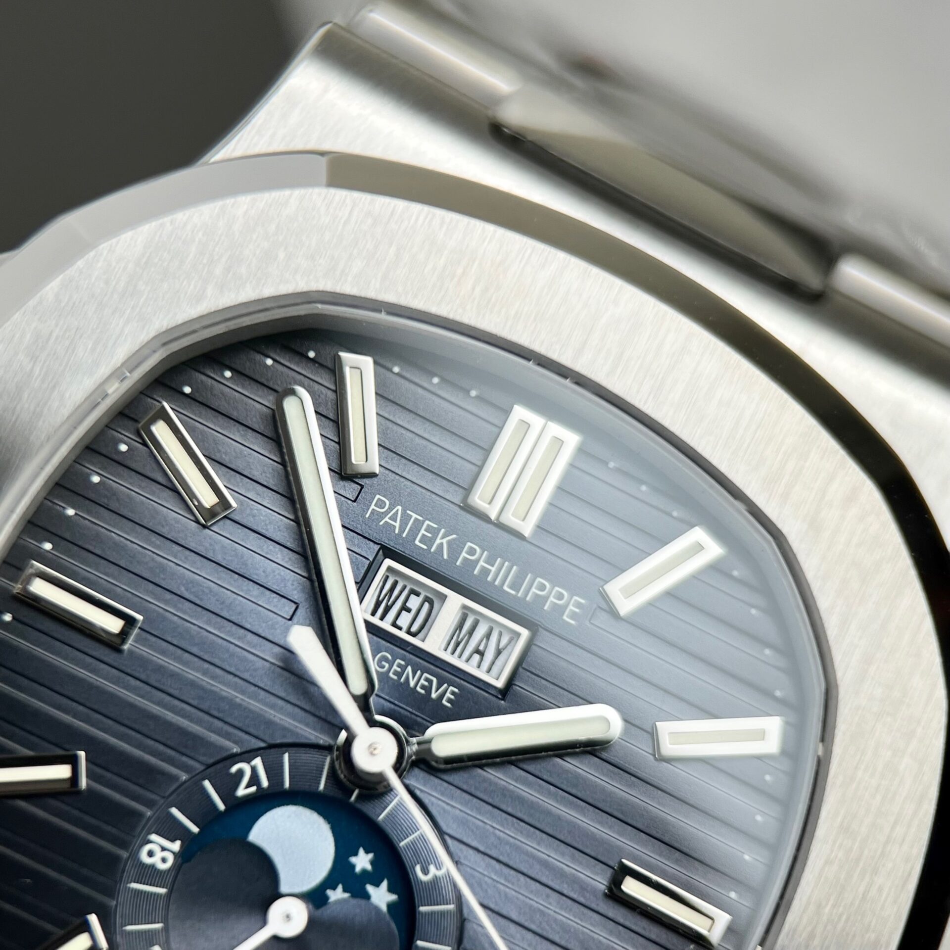 Patek Philippe Nautilus 5726 Replica 11 Watch Blue Purple Dial PPF V2 40.5mm