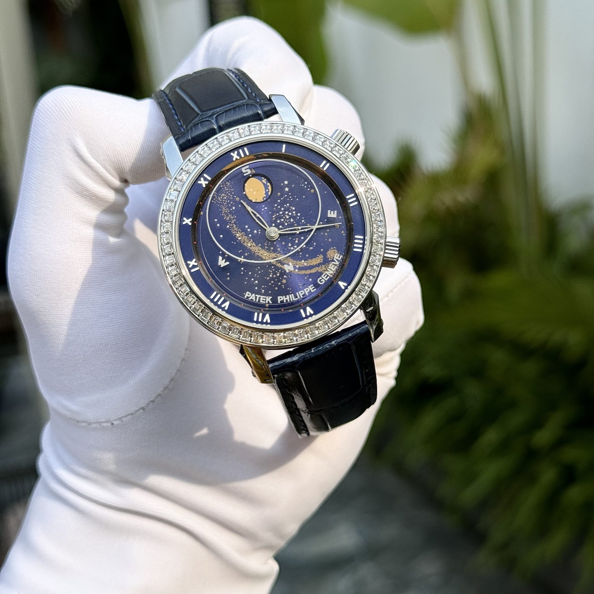 Patek Philippe Replica 1:1 Watch Grand Complications 5104G Blue 44mm