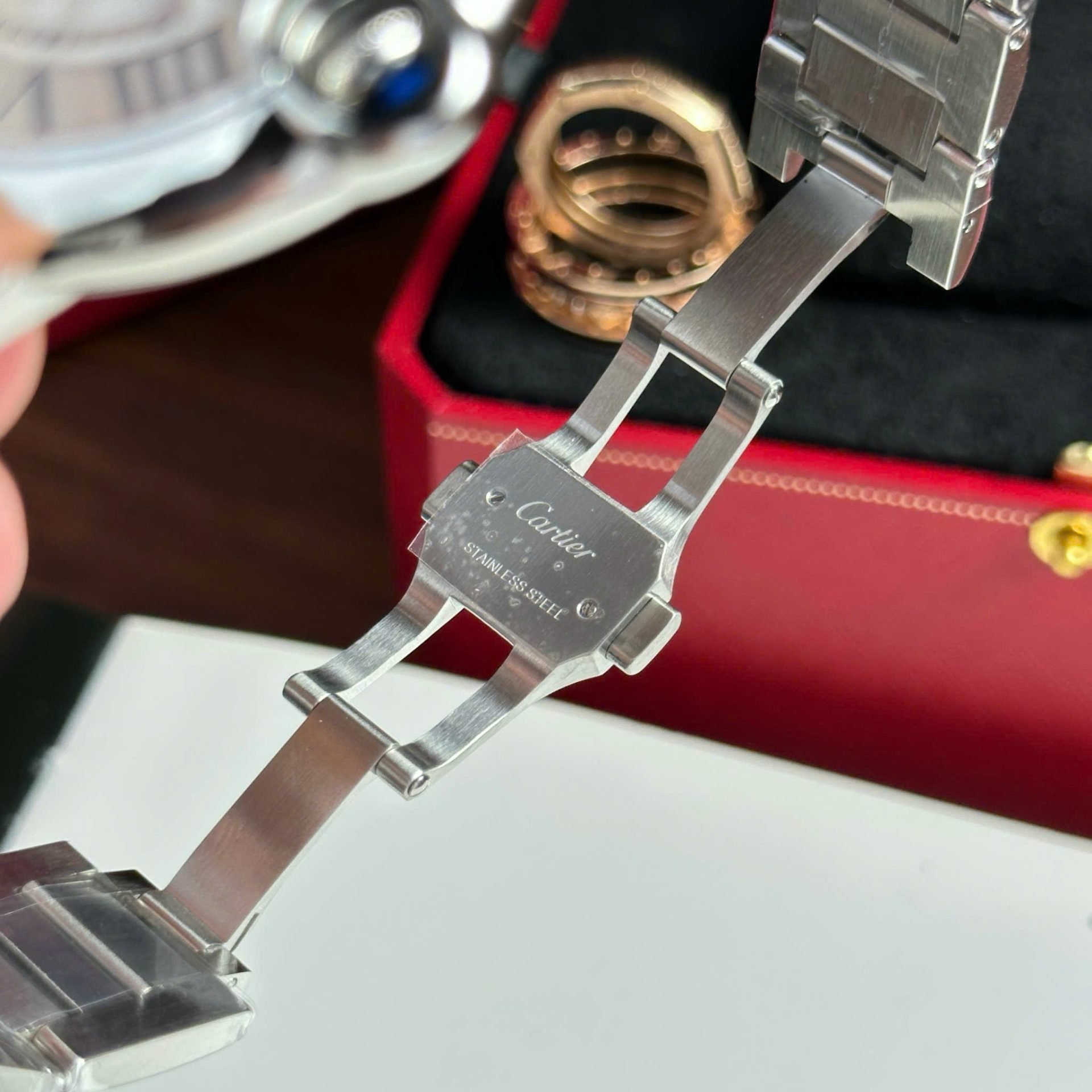 Cartier Ballon Bleu Replica 11 Watch White Dial Metal Wire AF Factory 42mm