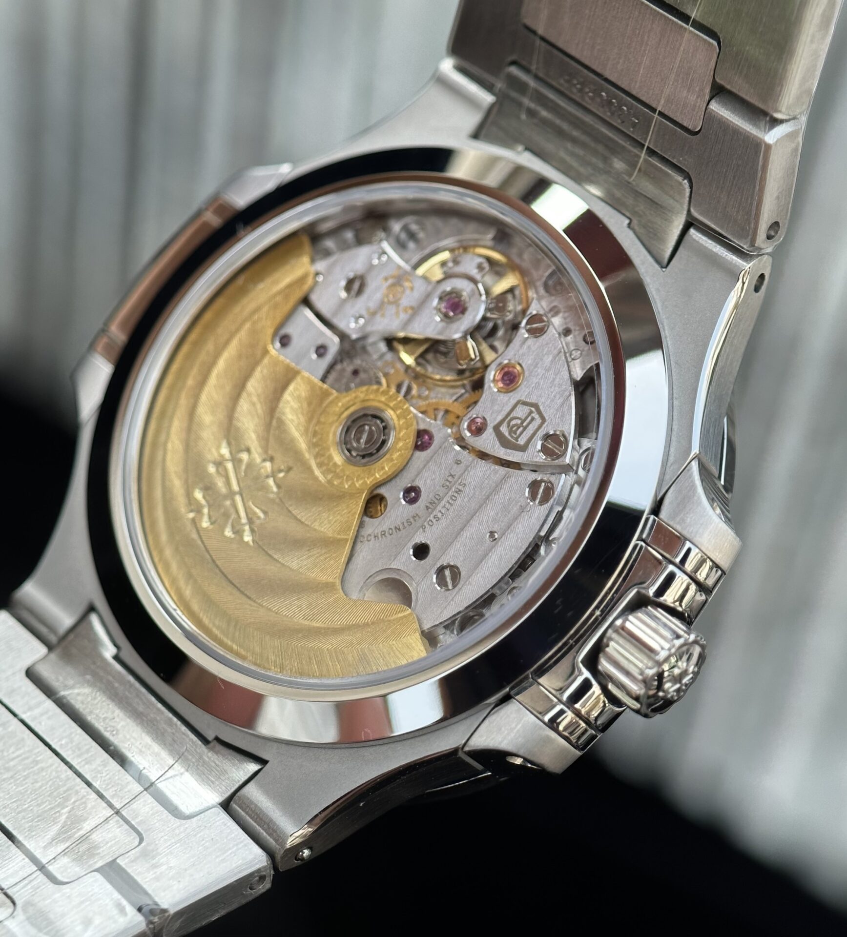 Patek Philippe Replica 11 Watch Nautilus 7118 White With Diamond Bezel Factory 3K 35.2mm