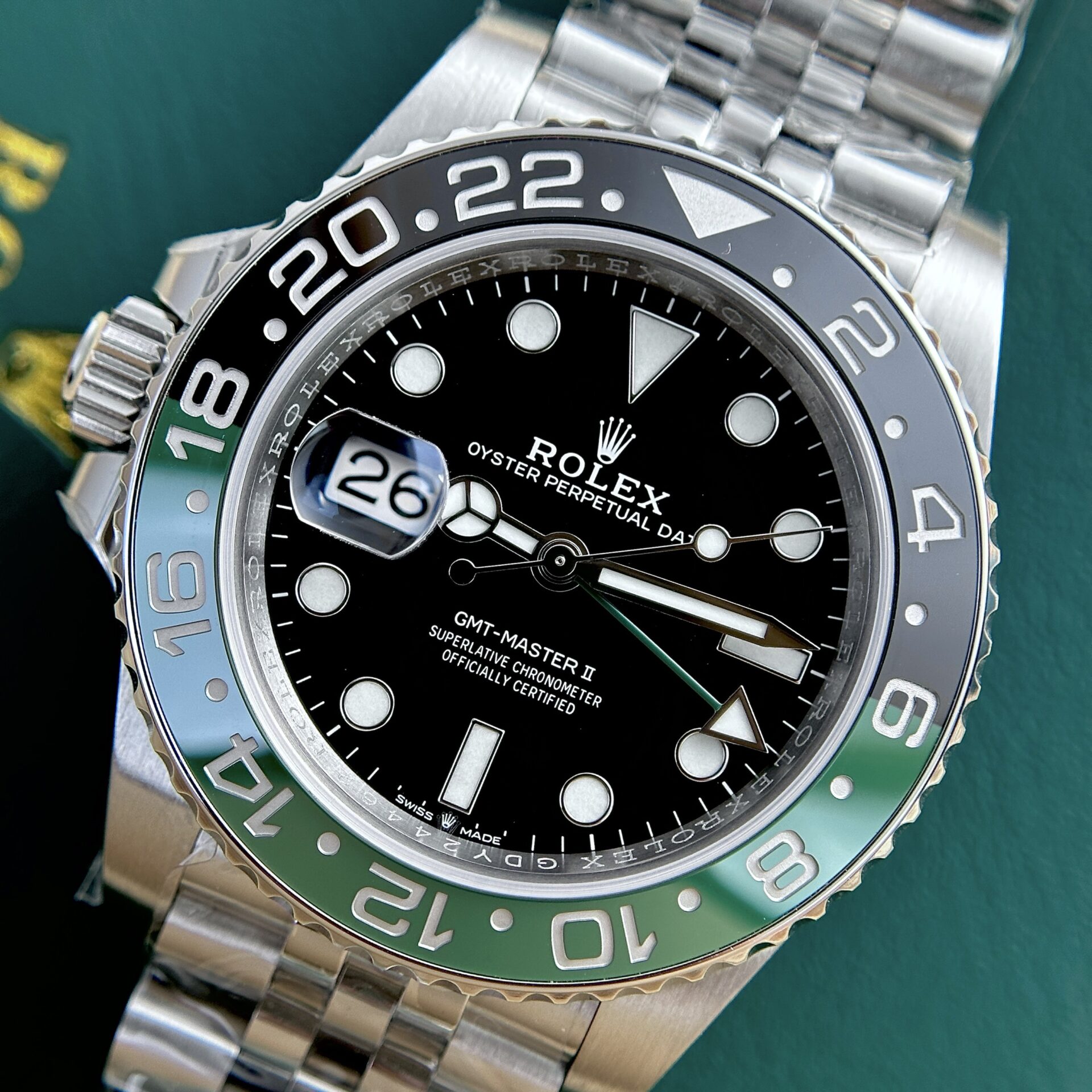 Rolex Replica Watch GMT-Master II 126720VTNR Sprite Jubilee Strap Clean Factory 40mm