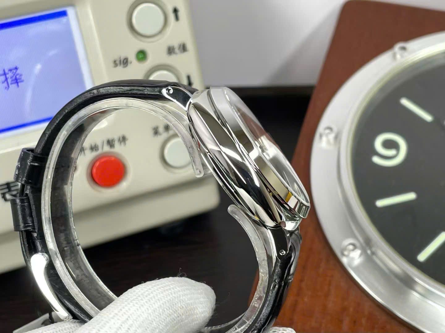 Panerai Knock Off Watches Luminor Due PAM1387 Black Leather Strap VS Factory 42mm