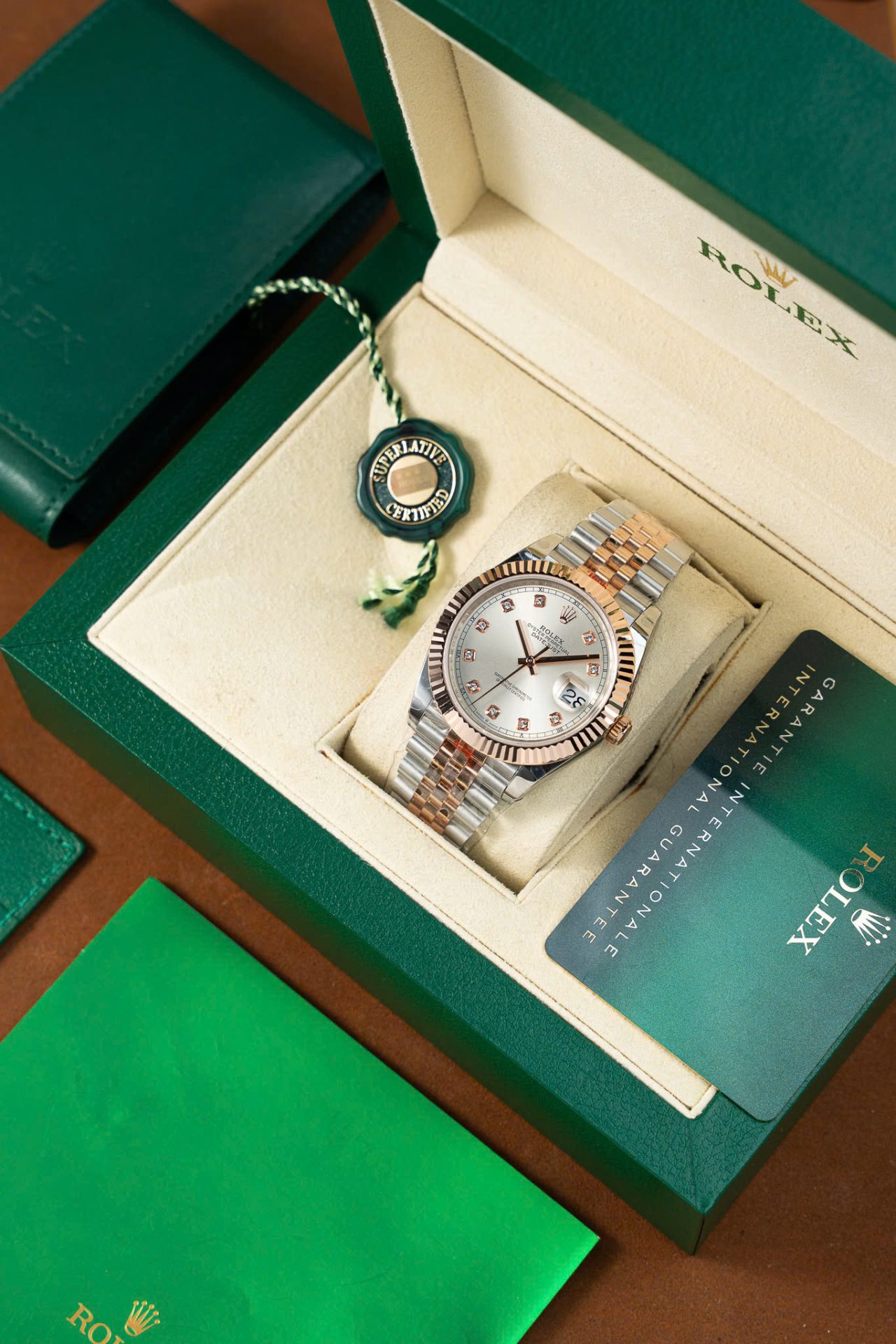 Rolex Copies Watch DateJust 126331 Dial Sundust Custom Gold Wrapped GM Factory 41mm