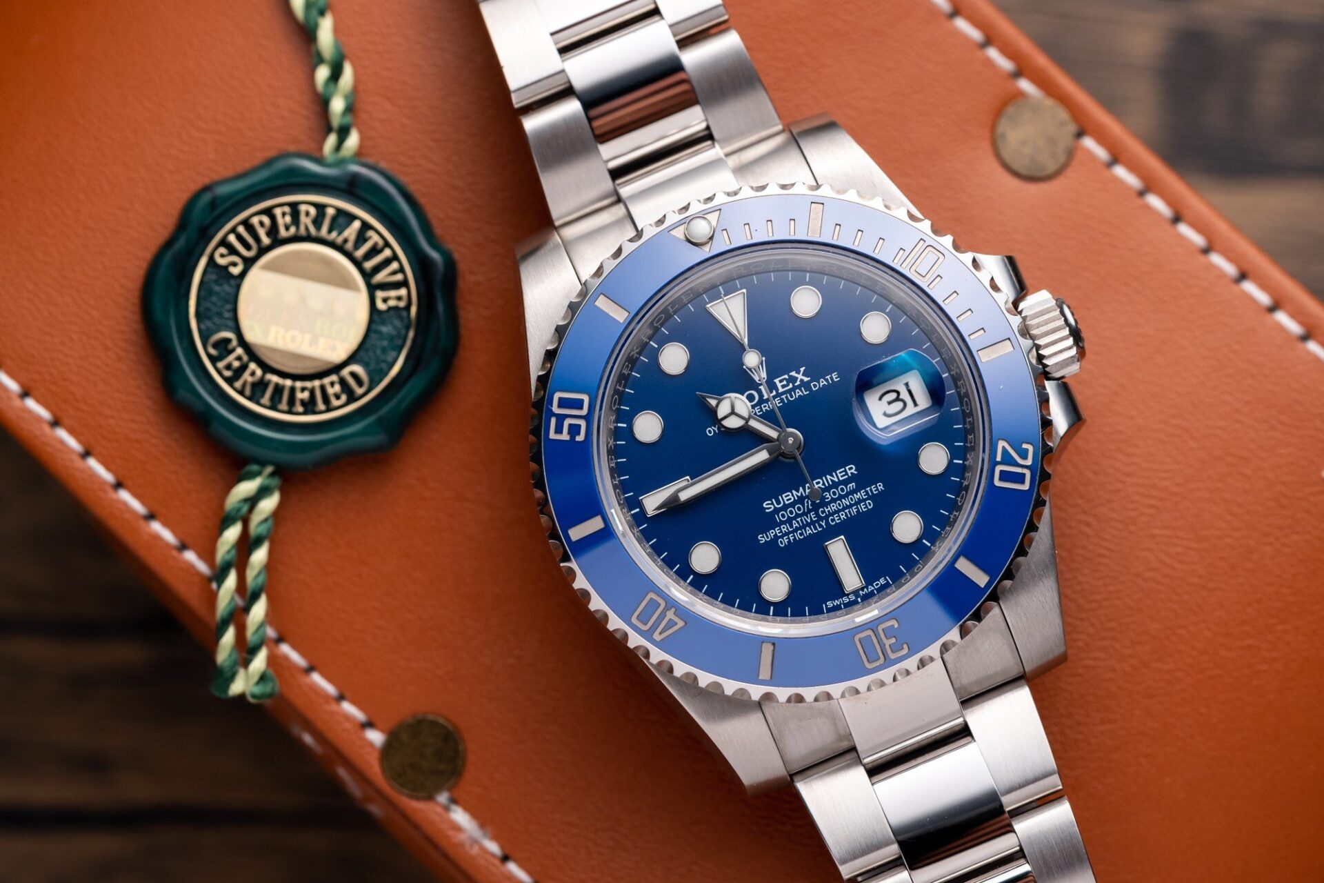 Rolex Replica 1:1 Watch Submariner 116619LB Blue Dial Metal Strap Factory Clean 40mm