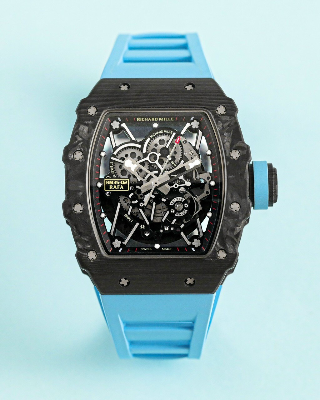 Richard Mille Replica 11 Watch RM 35-02 Rafael Nadal Blue 44mm
