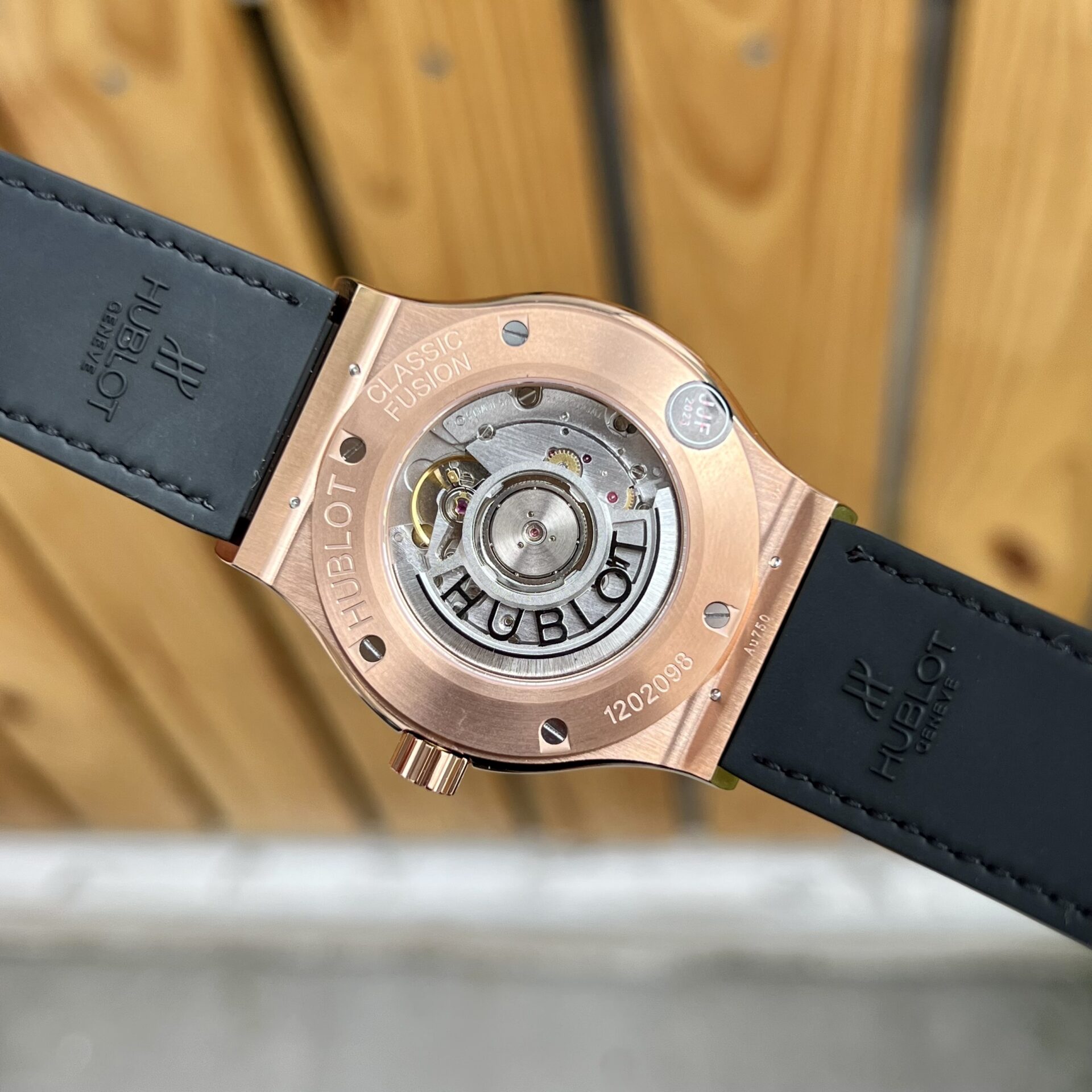 Hublot Replica 1:1 Watch Classic Fusion Titanium King Gold Black JJF 2023 42mm