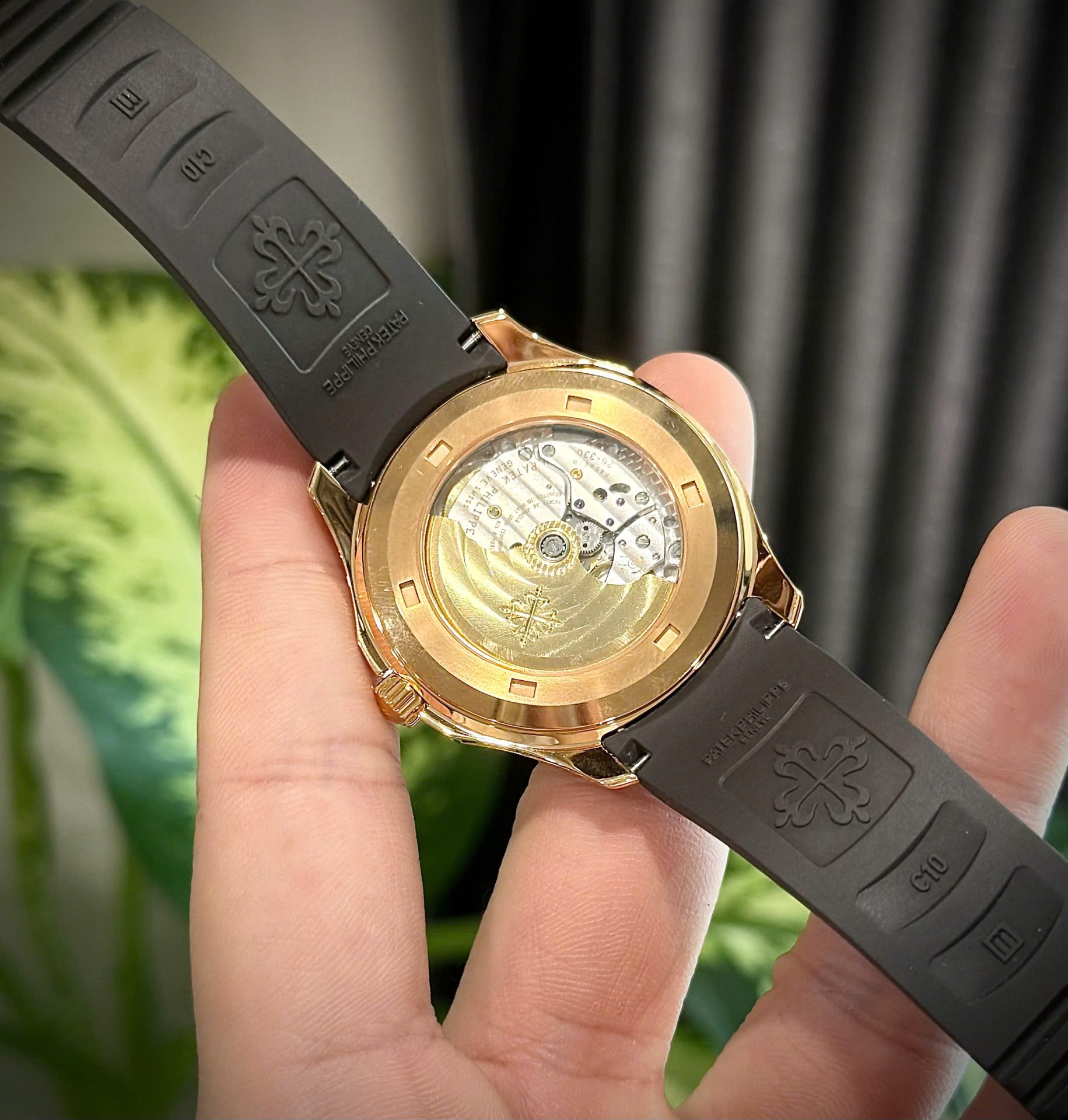 Patek Philippe Aquanaut 5167R Custom Gold Wrapped + Moissanite Diamonds 40mm