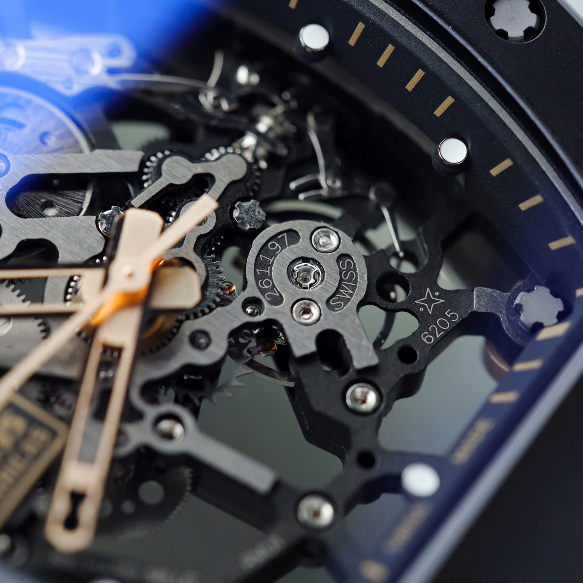 Richard Mille RM035 Americas Toro Clone Watches Black Ceramic Rubber Strap ZF Factory 40x48mm