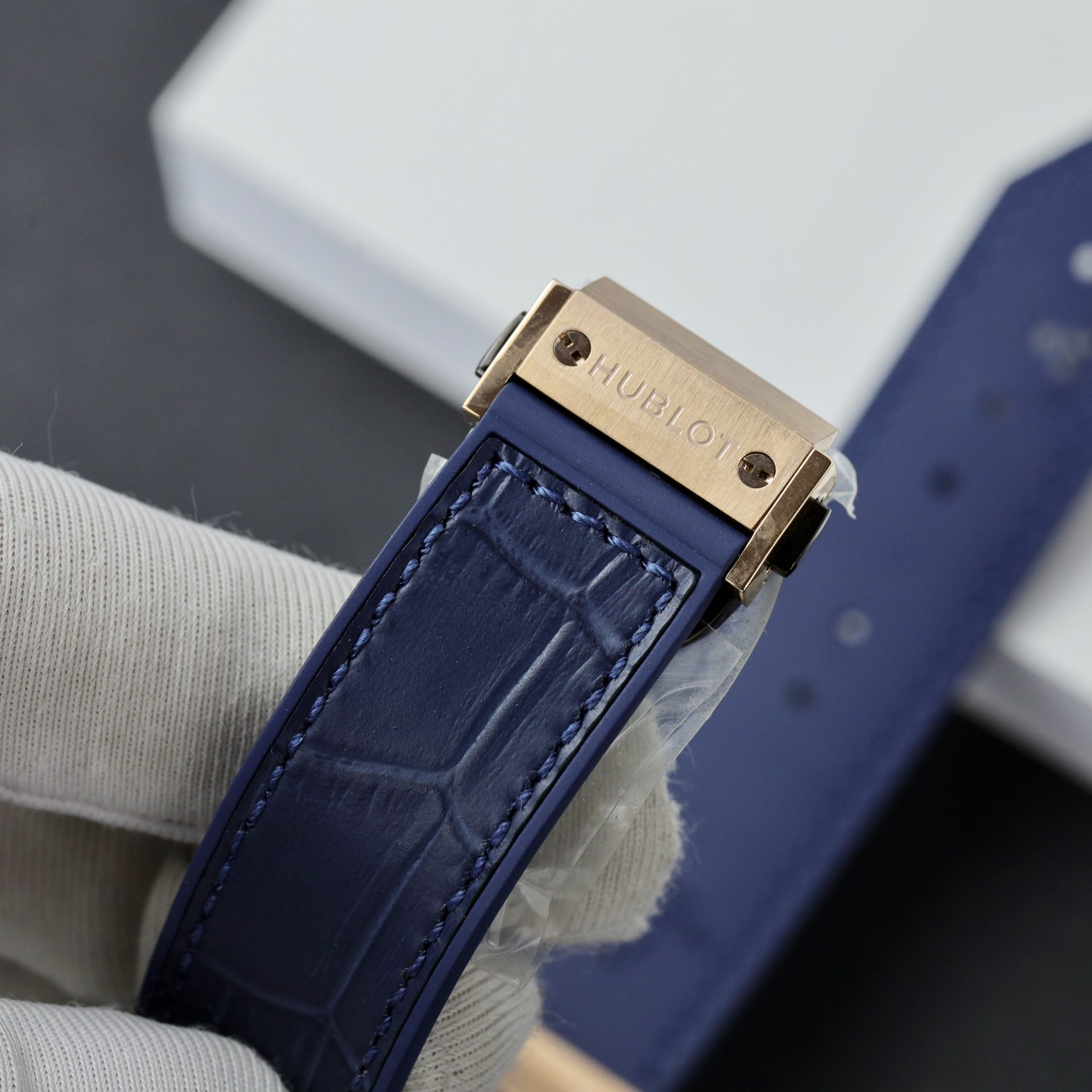 Hublot Replica 1:1 Watch Classic Fusion King Gold Blue Factory JJF 2024 38mm