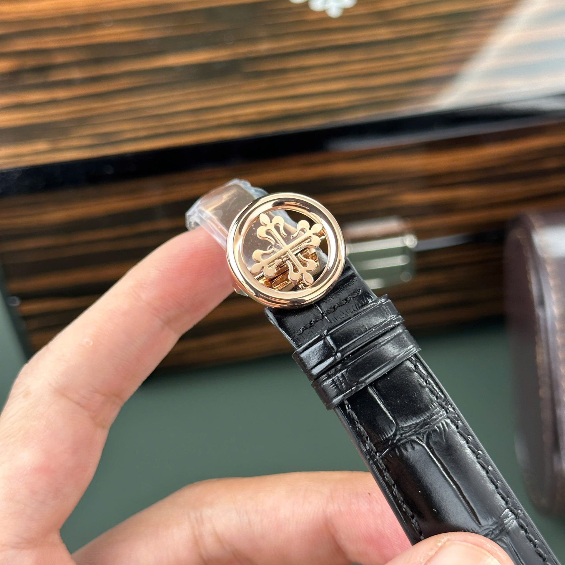 Patek Philippe Complications 5205 Replica 11 Watch Green Dial KM Factory 40mm