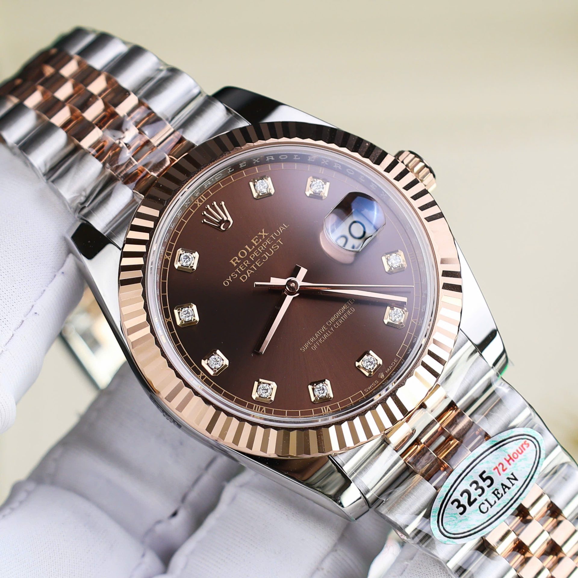 Rolex DateJust 126331 Replica 11 Watches Dial Chocolate Clean Factory 41mm