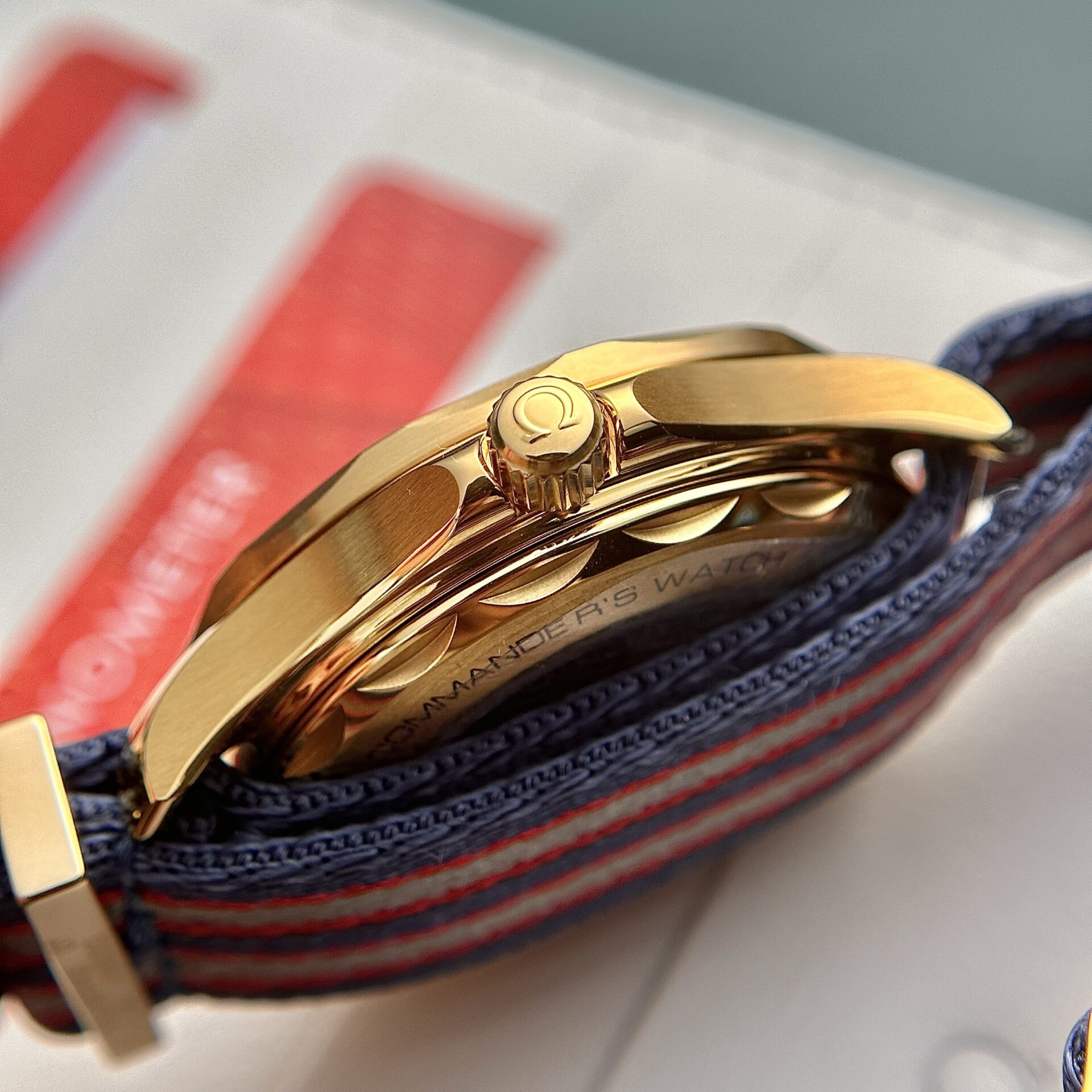 Omega Replica Watch Seamaster Diver 300M 007 Edition Nato Fabric Strap 42mm