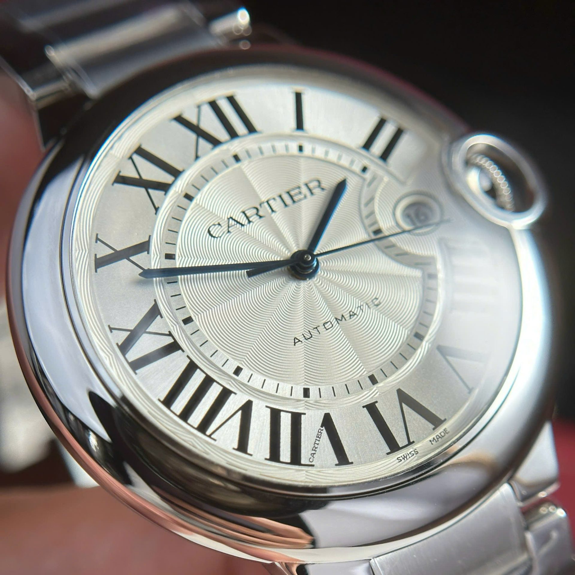 Cartier Ballon Bleu Replica 11 Watch White Dial Metal Wire AF Factory 42mm