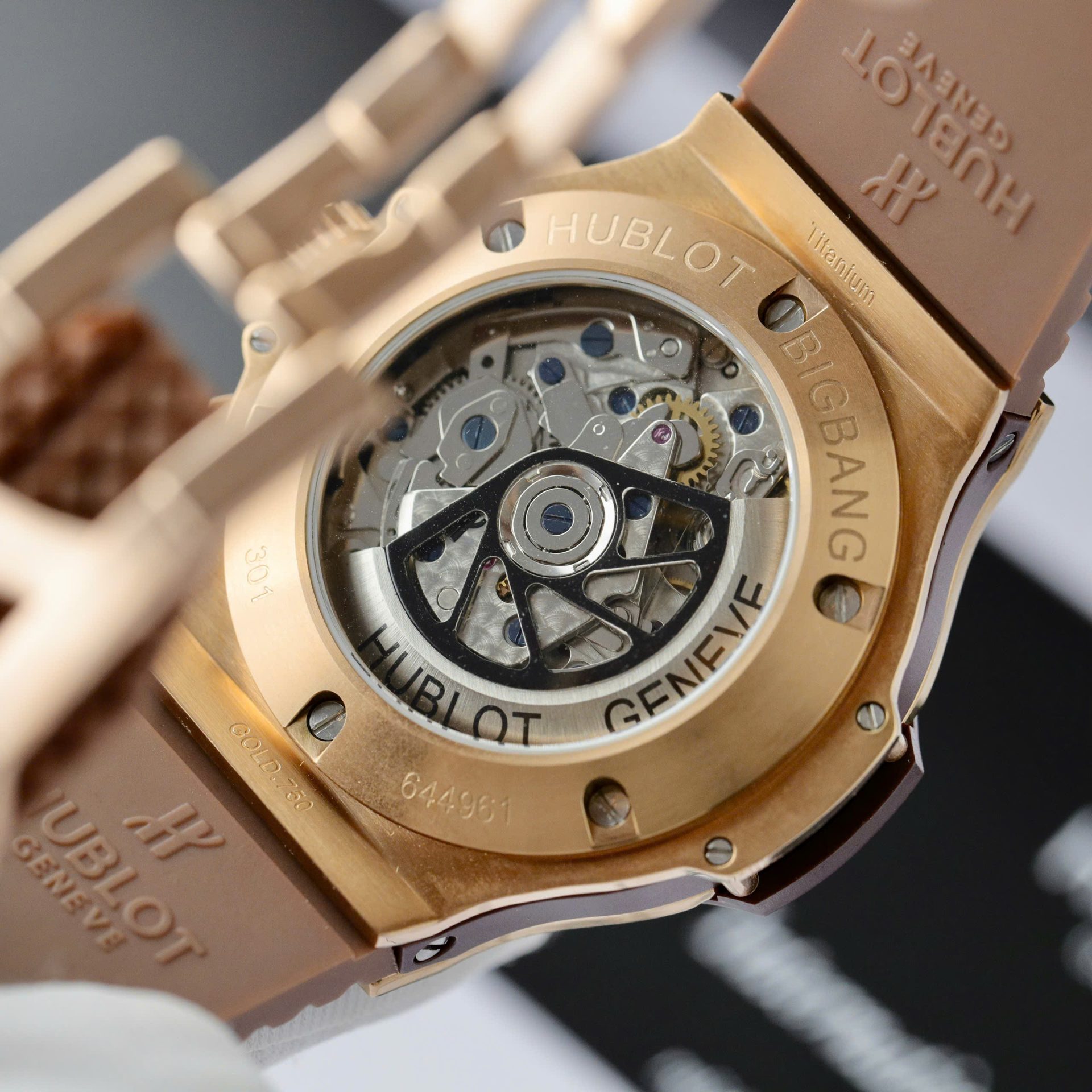 Hublot Big Bang King Gold Custom Moissanite Diamonds Hong Kong 42mm