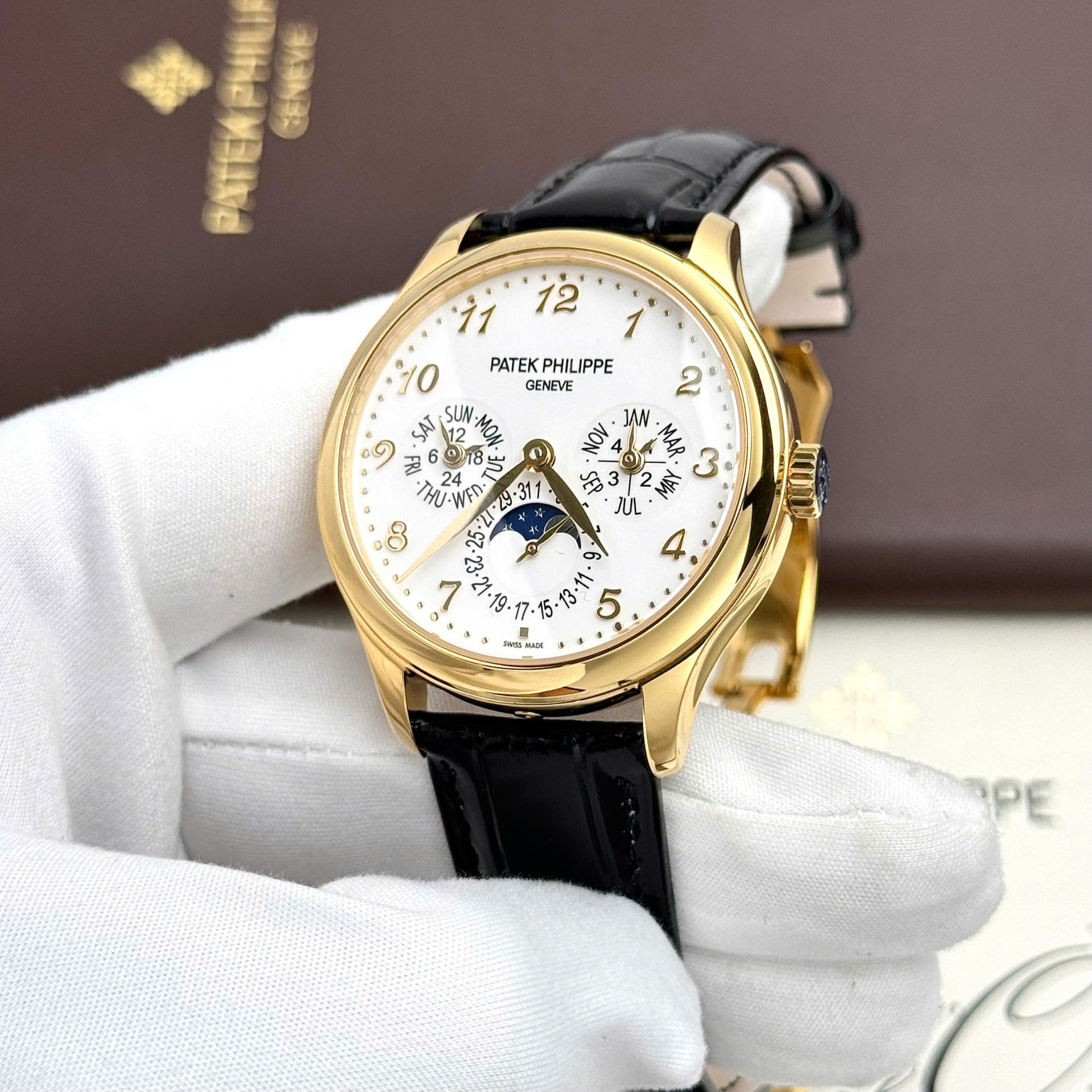Patek Philippe Grand Complicaitons 5327J Best Replica Watches Leather Strap Men s 40mm