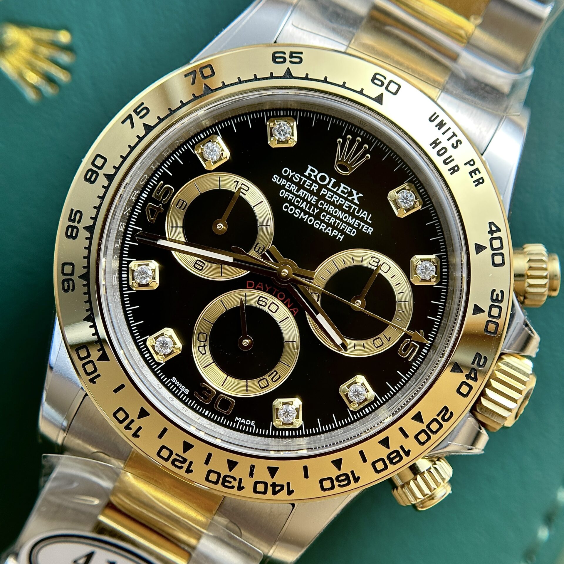 Rolex Replica 1:1 Watch Daytona 126508 Black Dial Demi Strap Factory Clean 40mm